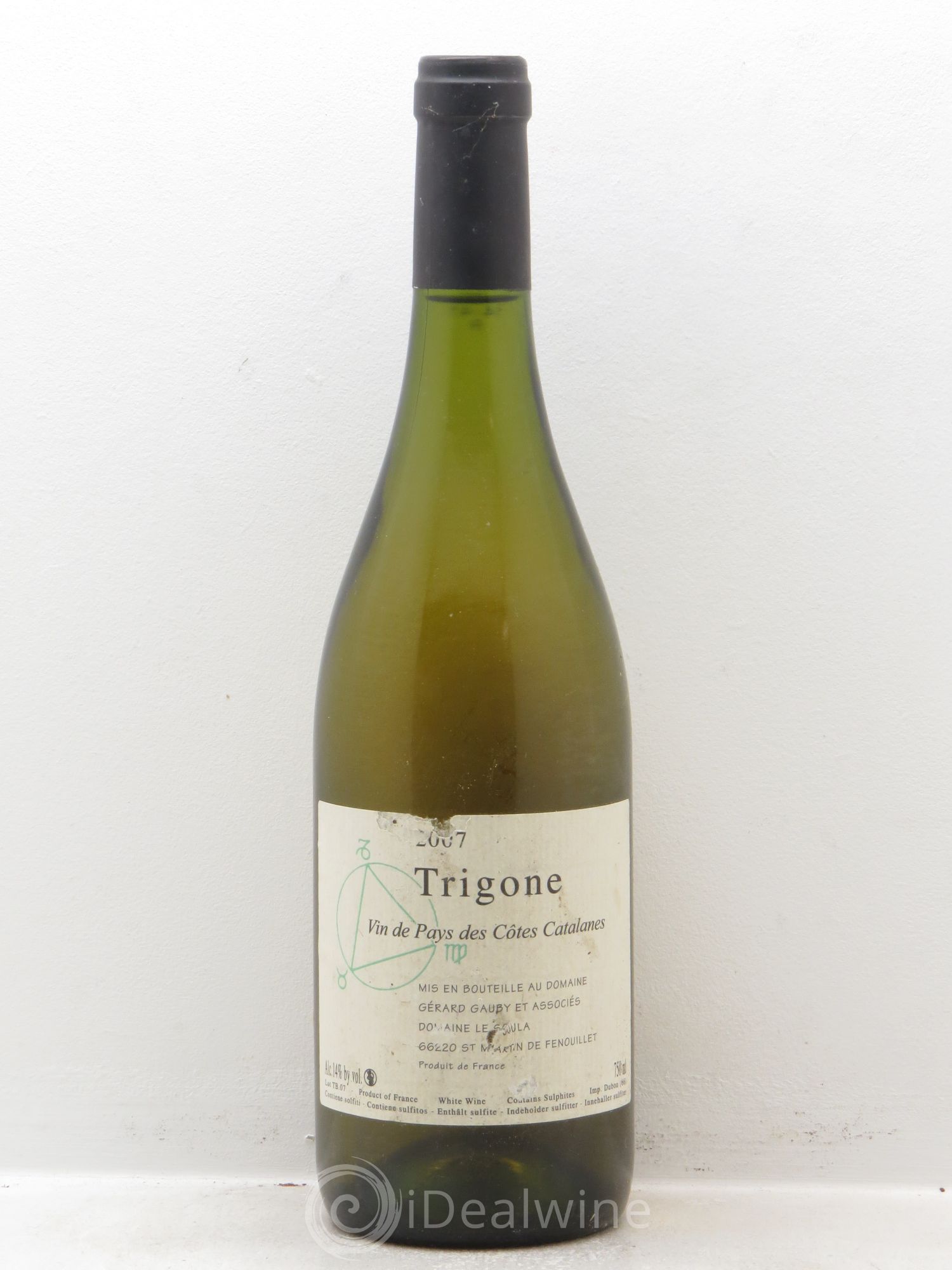 Côtes Catalanes (VDP des Côtes Catalanes) "Trigone" Gérard Gauby (sans prix de réserve-no reserve) 2007 - Posten von 1 Flasche - 0