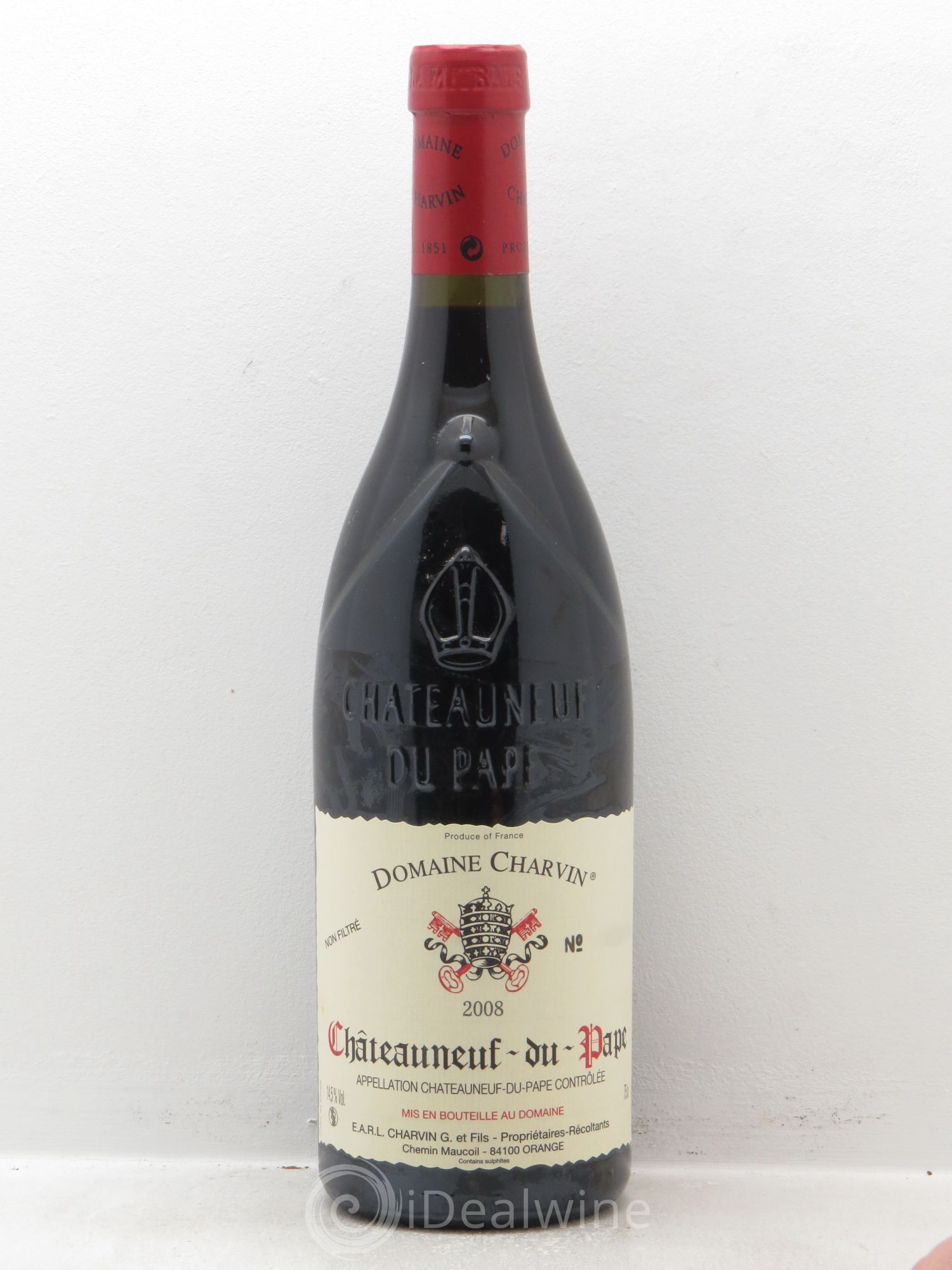 Châteauneuf-du-Pape Charvin (Domaine) 2008 - Lot de 1 bouteille - 0
