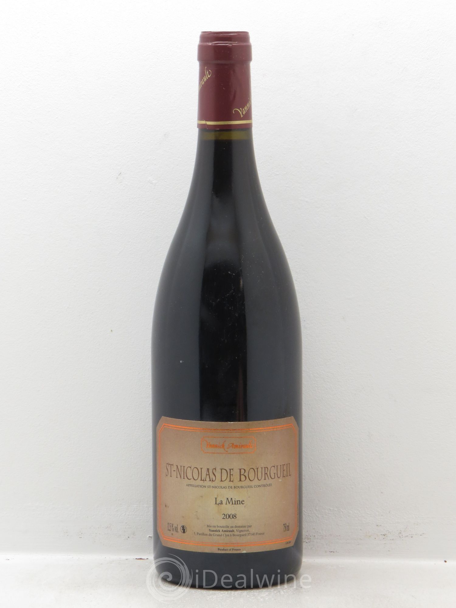 Saint-Nicolas de Bourgueil La Mine Yannick Amirault (Domaine) 2008 - Lot de 1 bouteille - 0