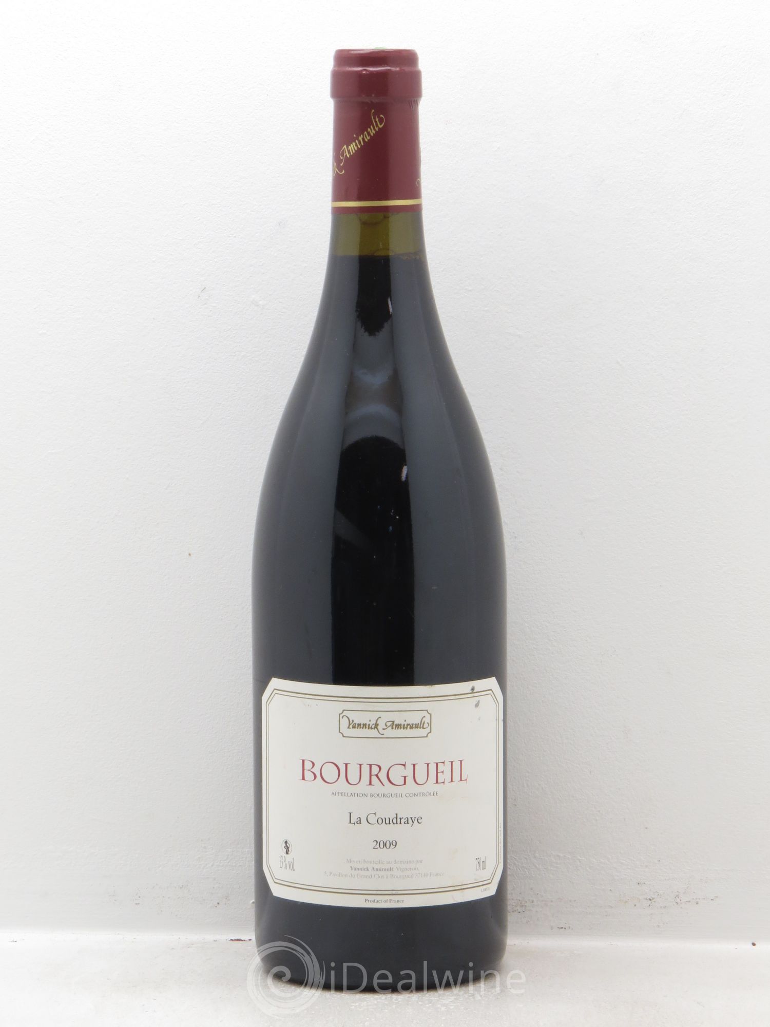 Bourgueil La Coudraye Yannick Amirault (Domaine) 2009 - Lot de 1 bouteille - 0