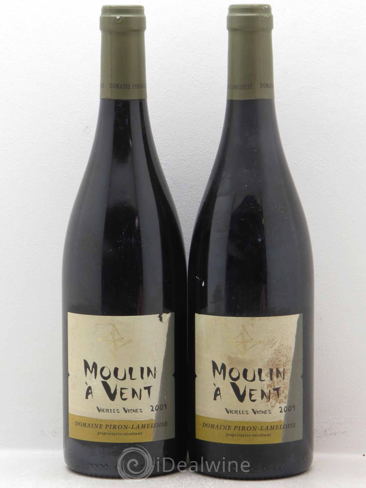 Moulin-à-Vent Vieilles Vignes Domaine Piron-Lameloise 2009 - Posten von 2 Flaschen - 0