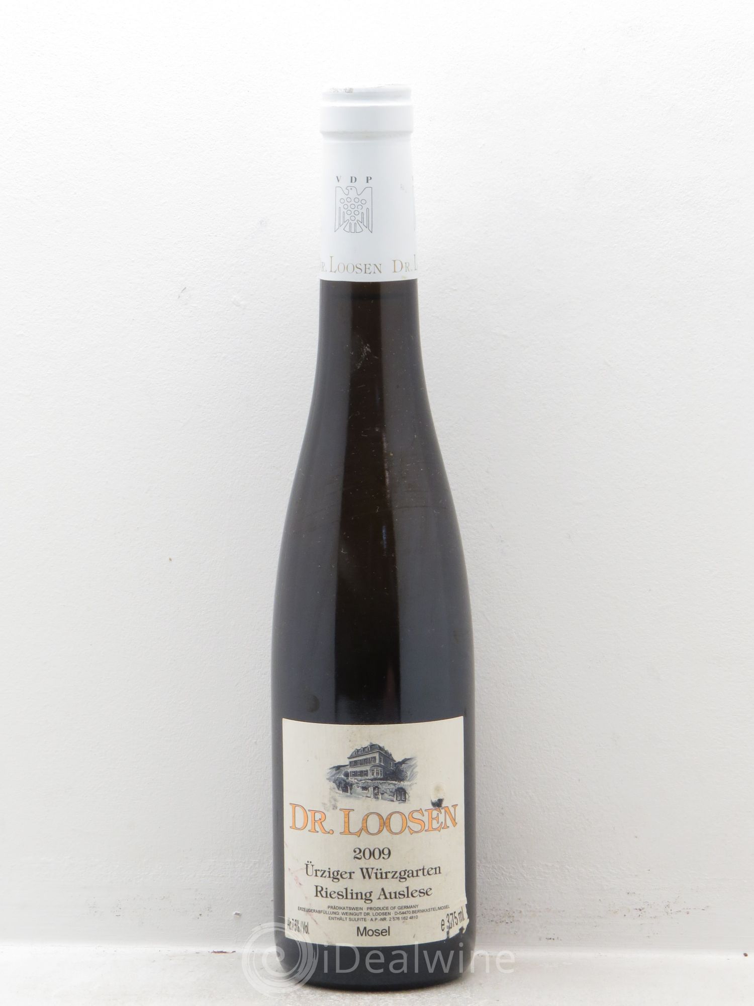 Riesling Urziger Wurzgarten Dr Loosen Auslese 2009 - Posten von 1 Demi-Flasche - 0