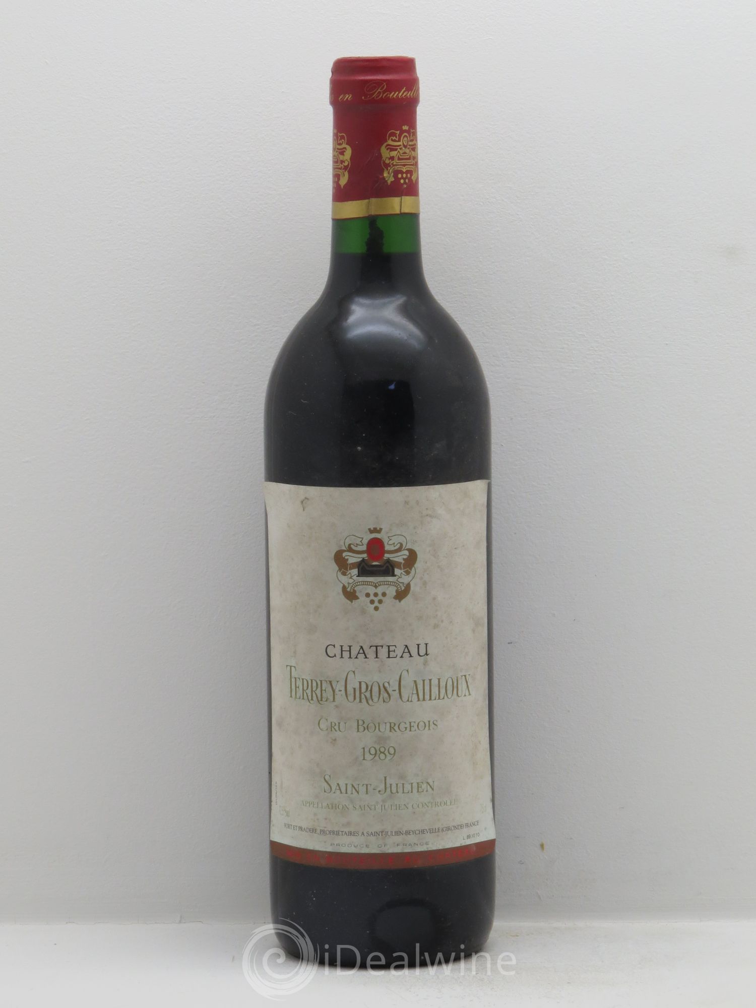 Château Terrey Gros Cailloux Cru Bourgeois (sans prix de réserve) 1989 - Lot de 1 bouteille - 0