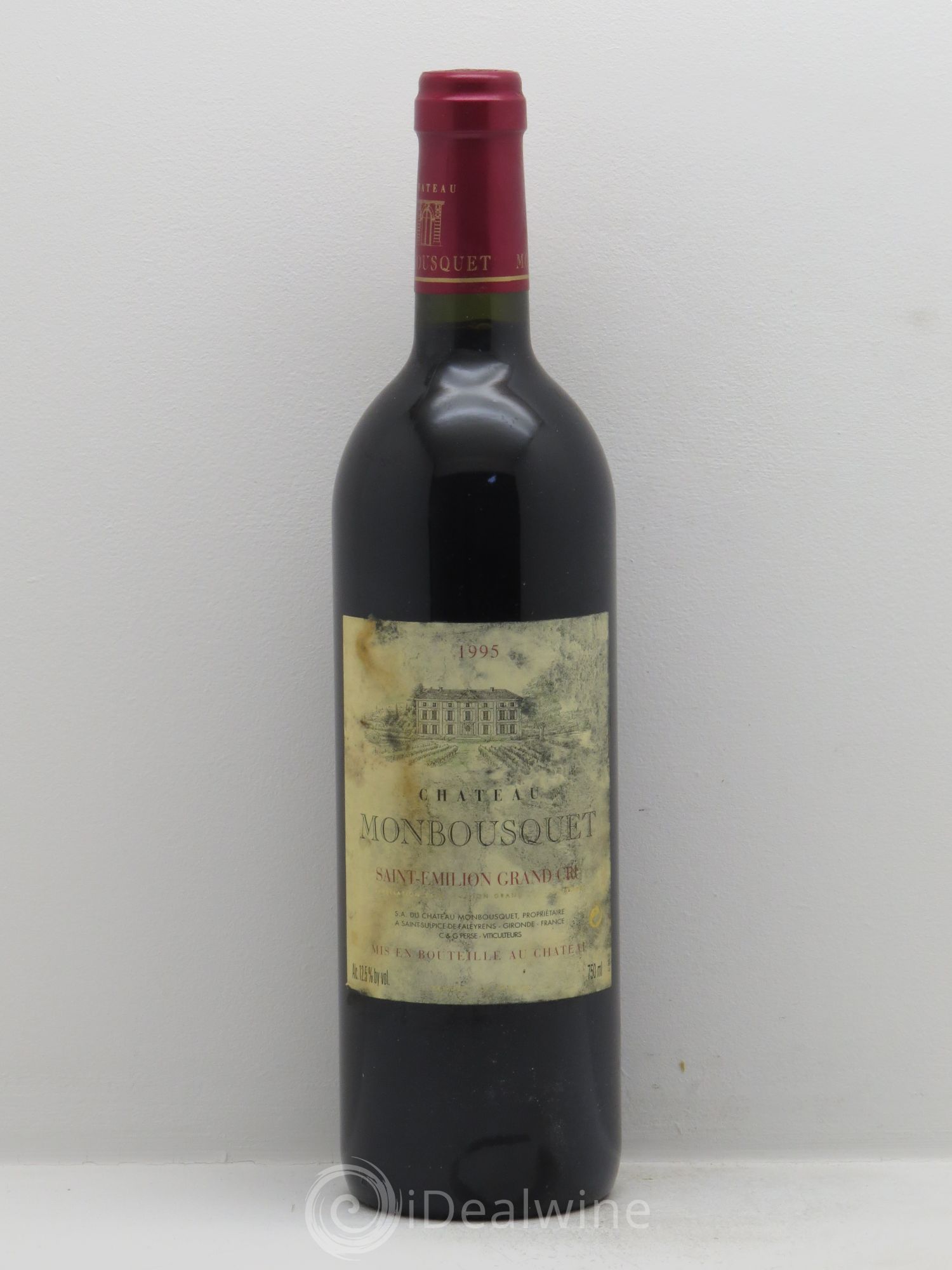 Château Monbousquet Grand Cru Classé 1995 - Lot de 1 bouteille - 0
