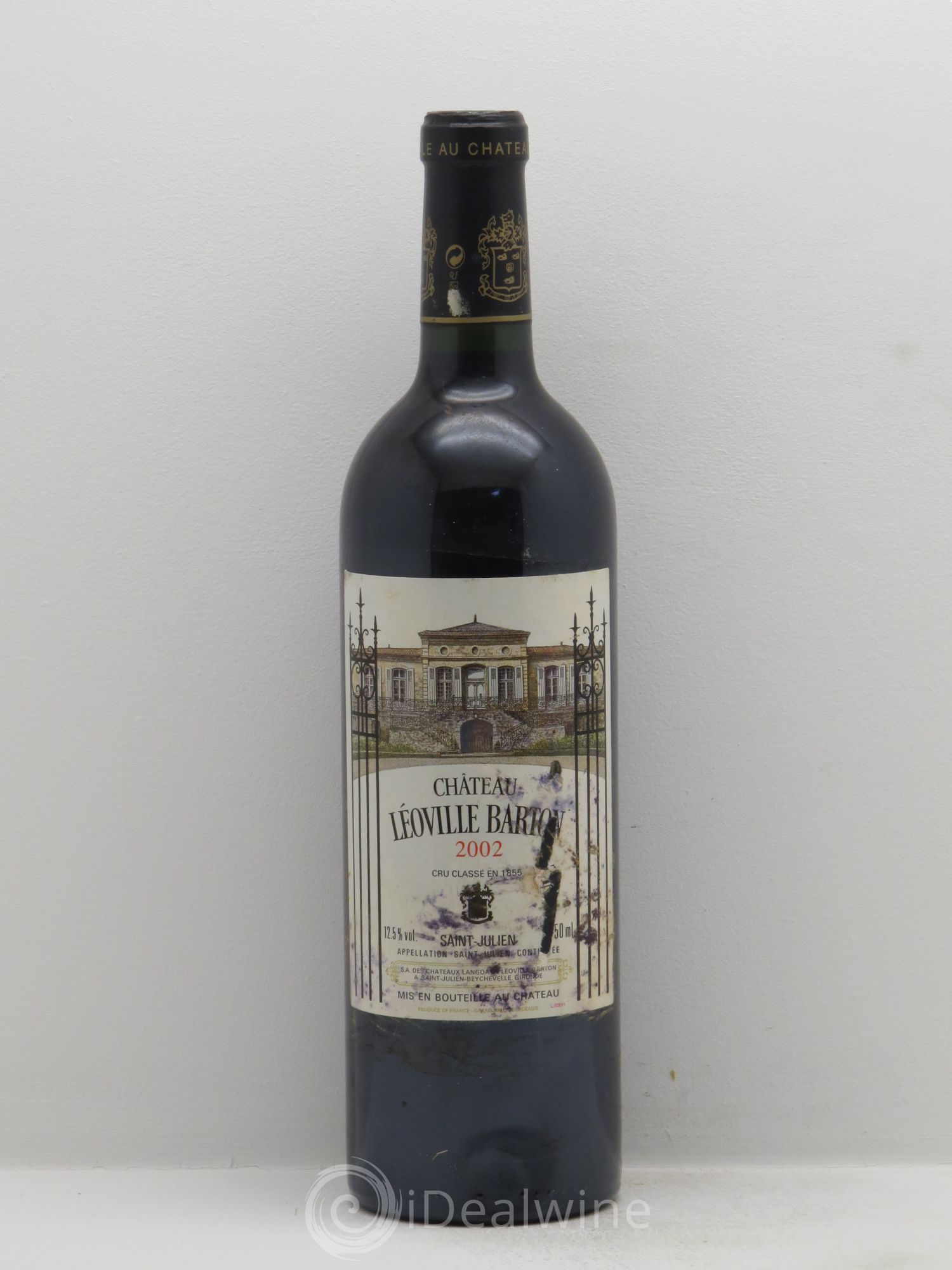 Château Léoville Barton 2ème Grand Cru Classé 2002 - Lot de 1 bouteille - 0