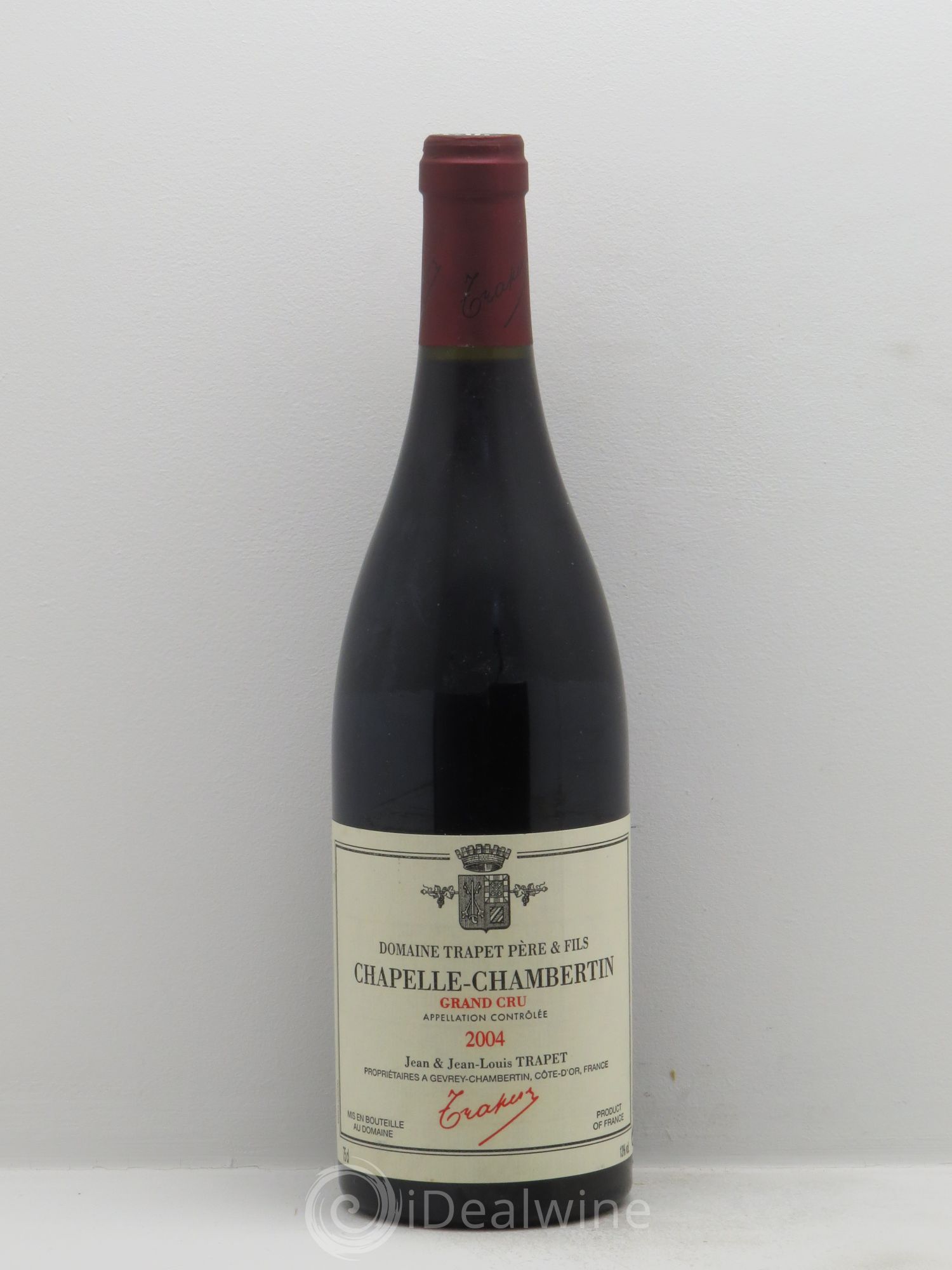 Chapelle-Chambertin Grand Cru Domaine Trapet 2004 - Lot de 1 bouteille - 0