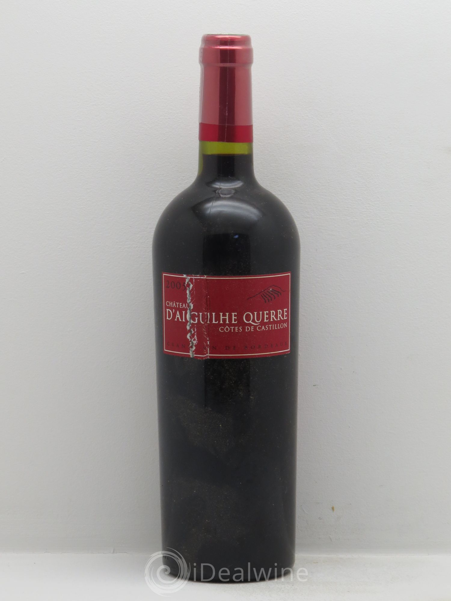 Castillon-Côtes-de-Bordeaux (Côtes-de-Castillon) Château d'Aiguilhe Querre 2005 - Posten von 1 Flasche - 0