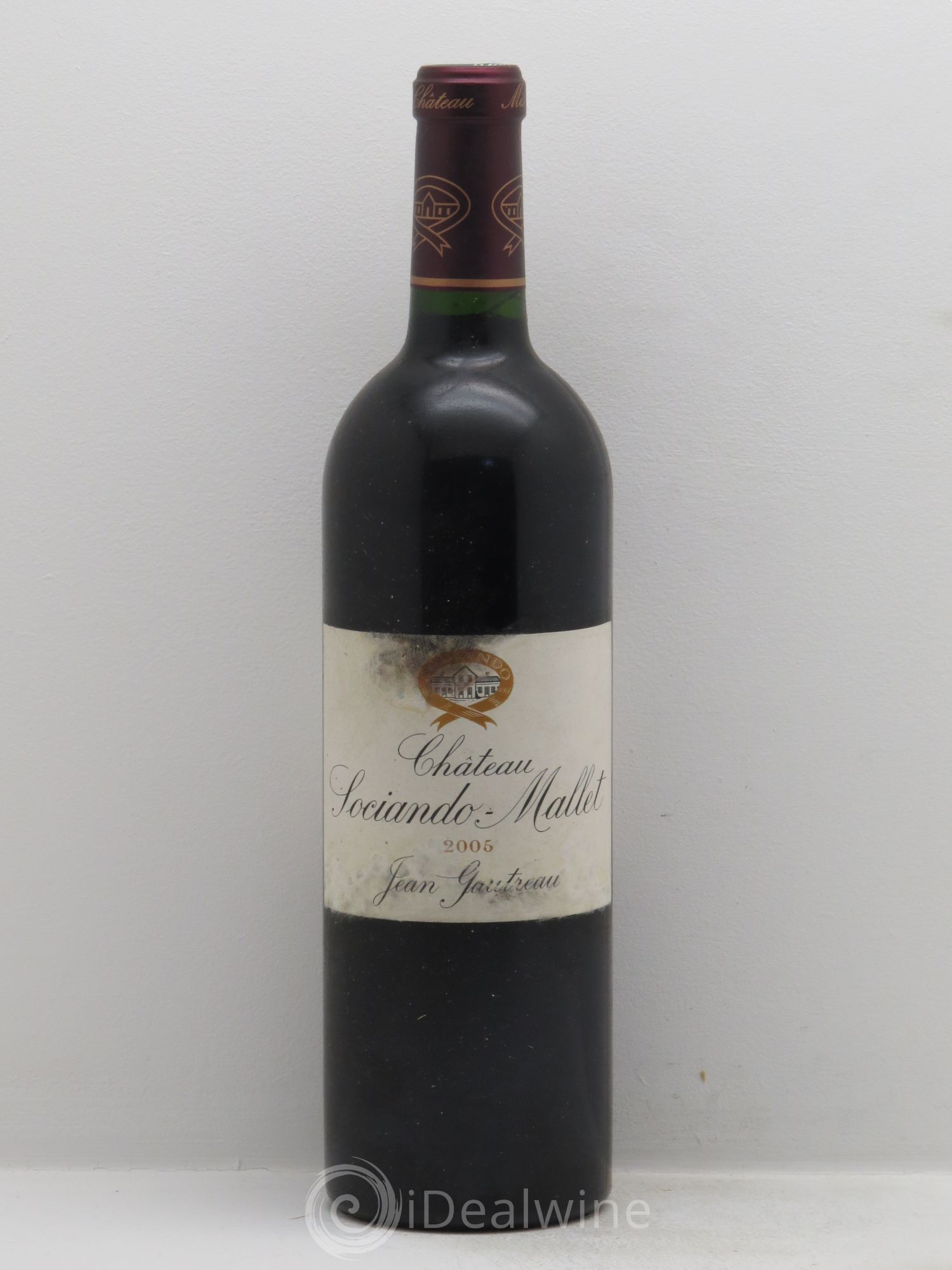 Château Sociando Mallet 2005 - Lot de 1 bouteille - 0