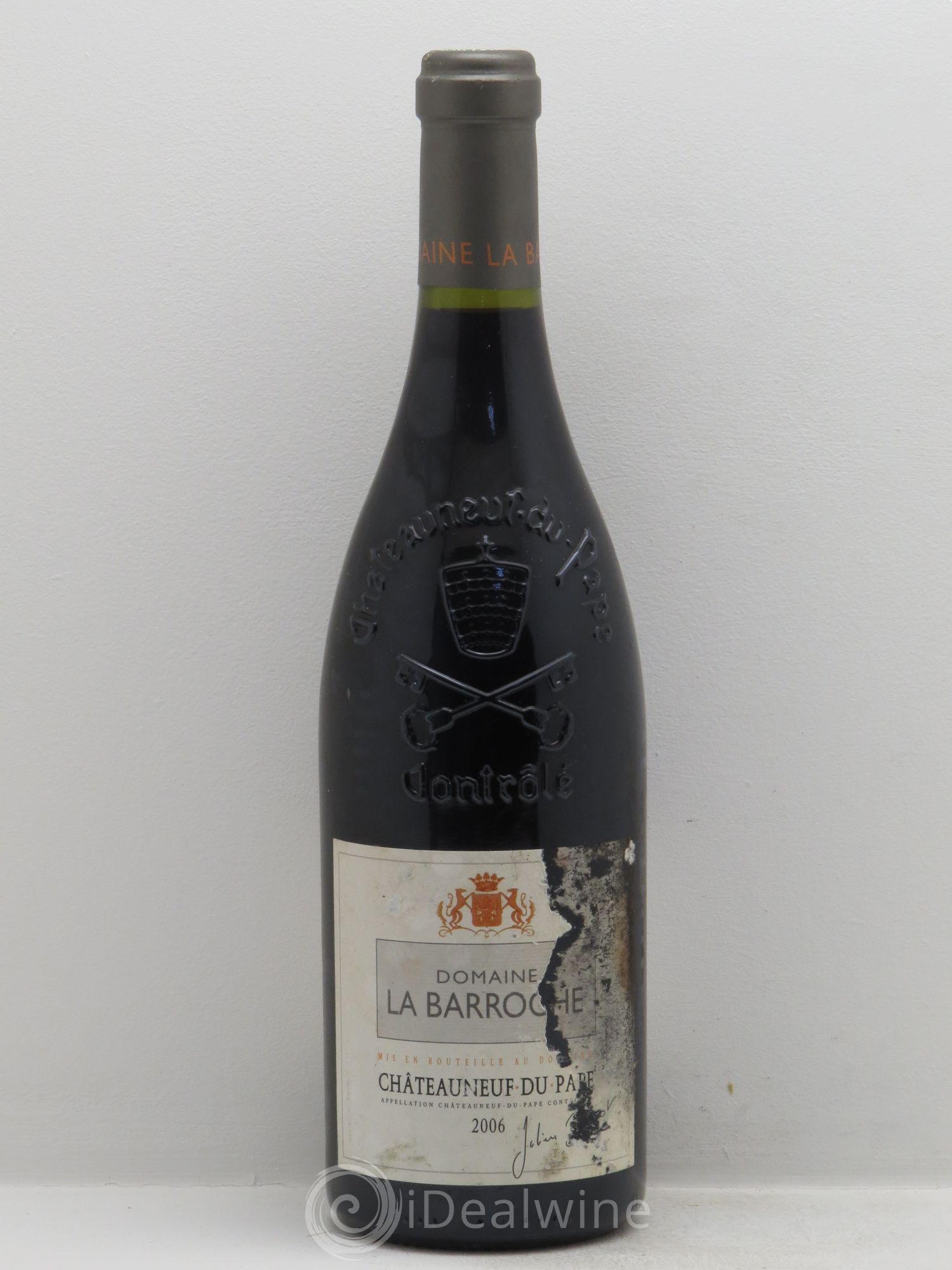 Châteauneuf-du-Pape La Barroche (Domaine de) Signature Julien Barrot 2006 - Lot de 1 bouteille - 0