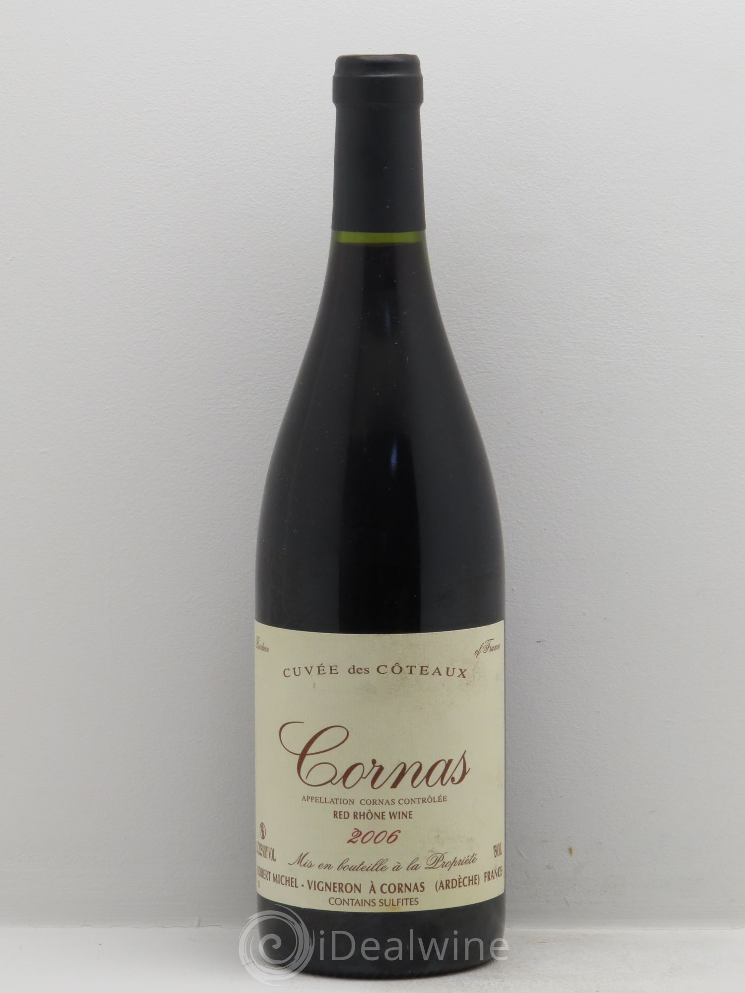 Cornas Cuvée des Coteaux Robert Michel 2006 - Lot de 1 bouteille - 0
