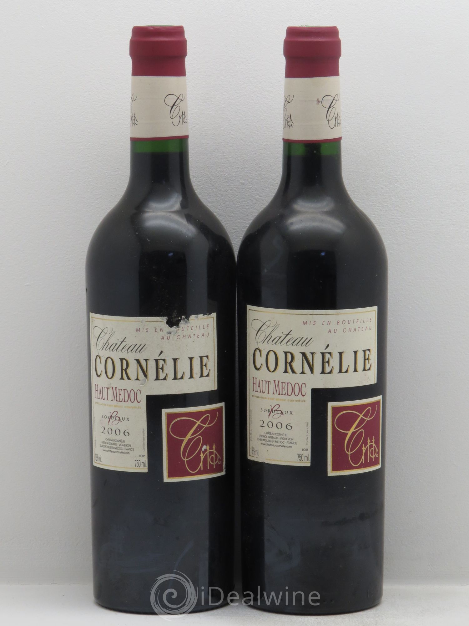 Haut Médoc Château Cornélie 2006 - Lot de 2 bouteilles - 0