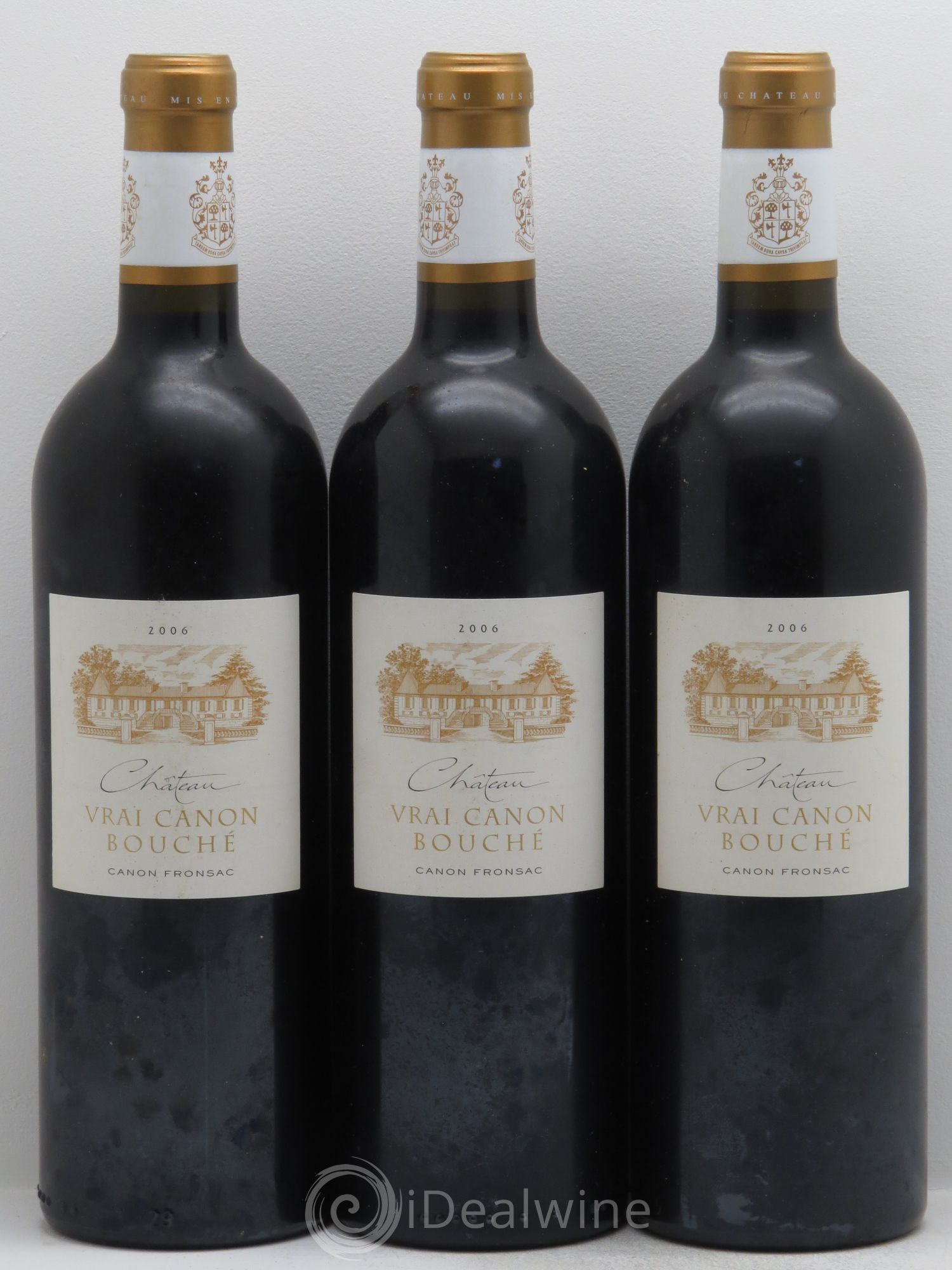 Canon-Fronsac Vrai Canon Bouché 2006 - Posten von 3 Flaschen - 0