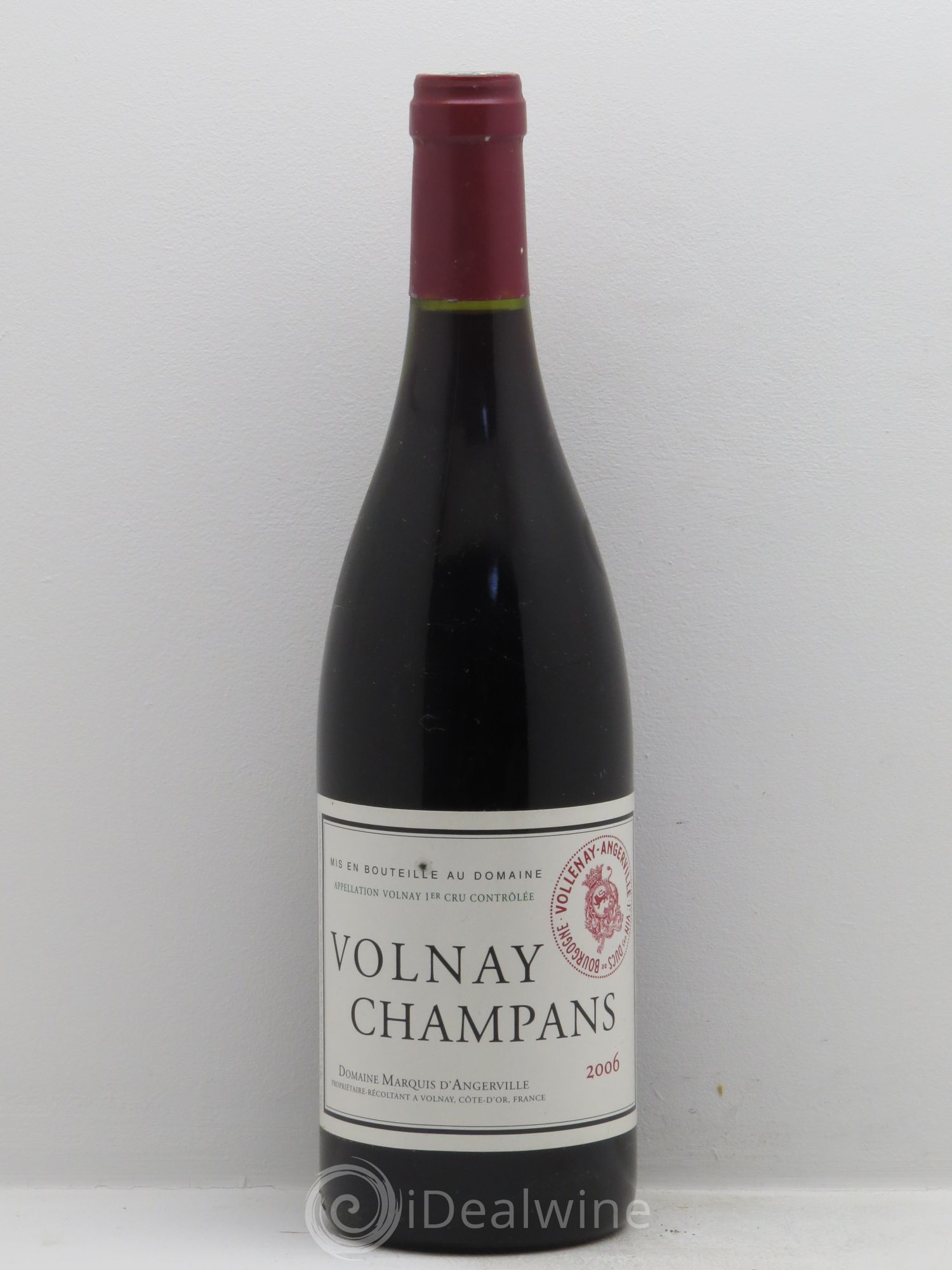Volnay 1er Cru Champans Marquis d'Angerville (Domaine) 2006 - Lot de 1 bouteille - 0