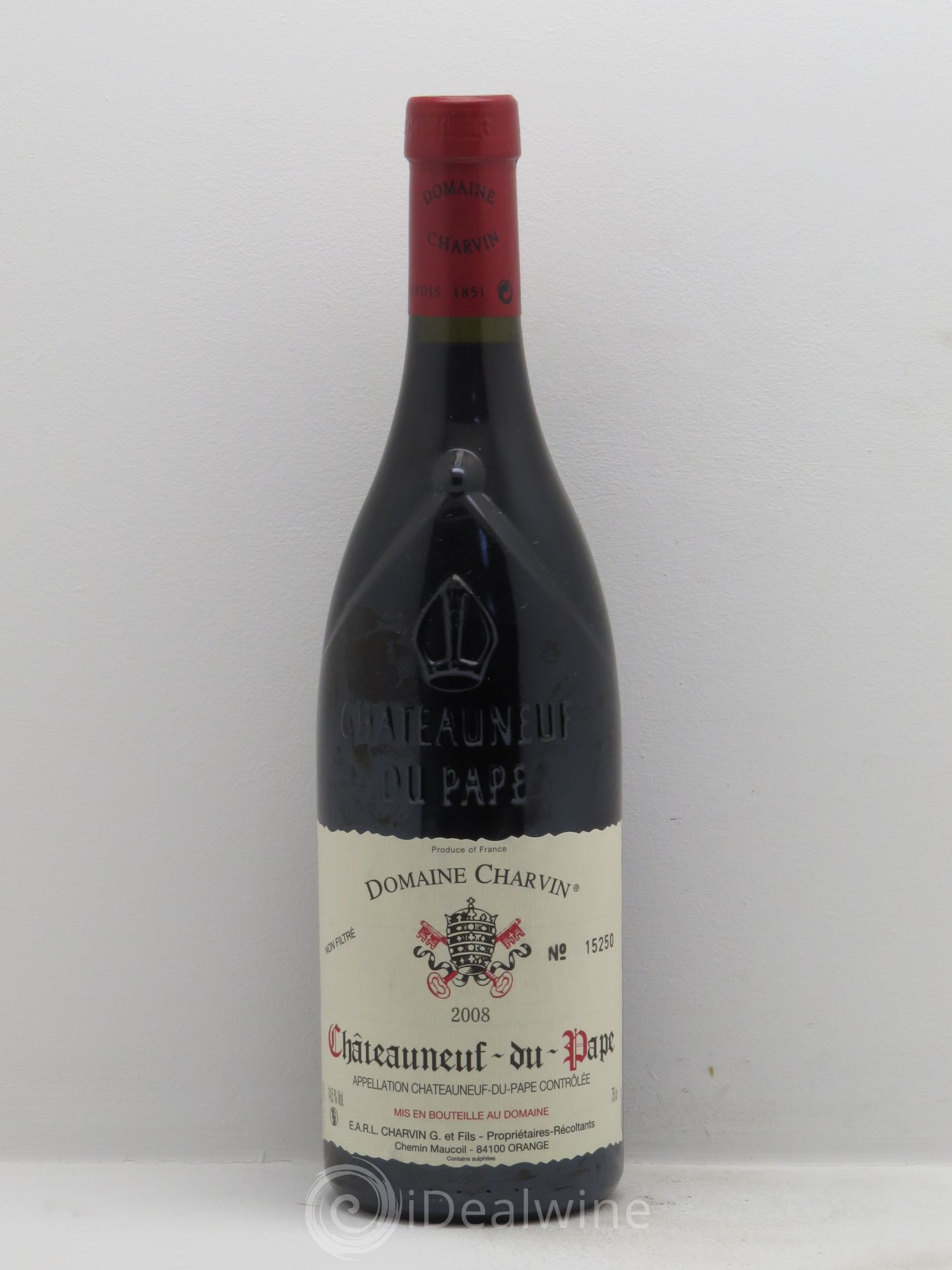 Châteauneuf-du-Pape Charvin (Domaine) 2008 - Lot de 1 bouteille - 0