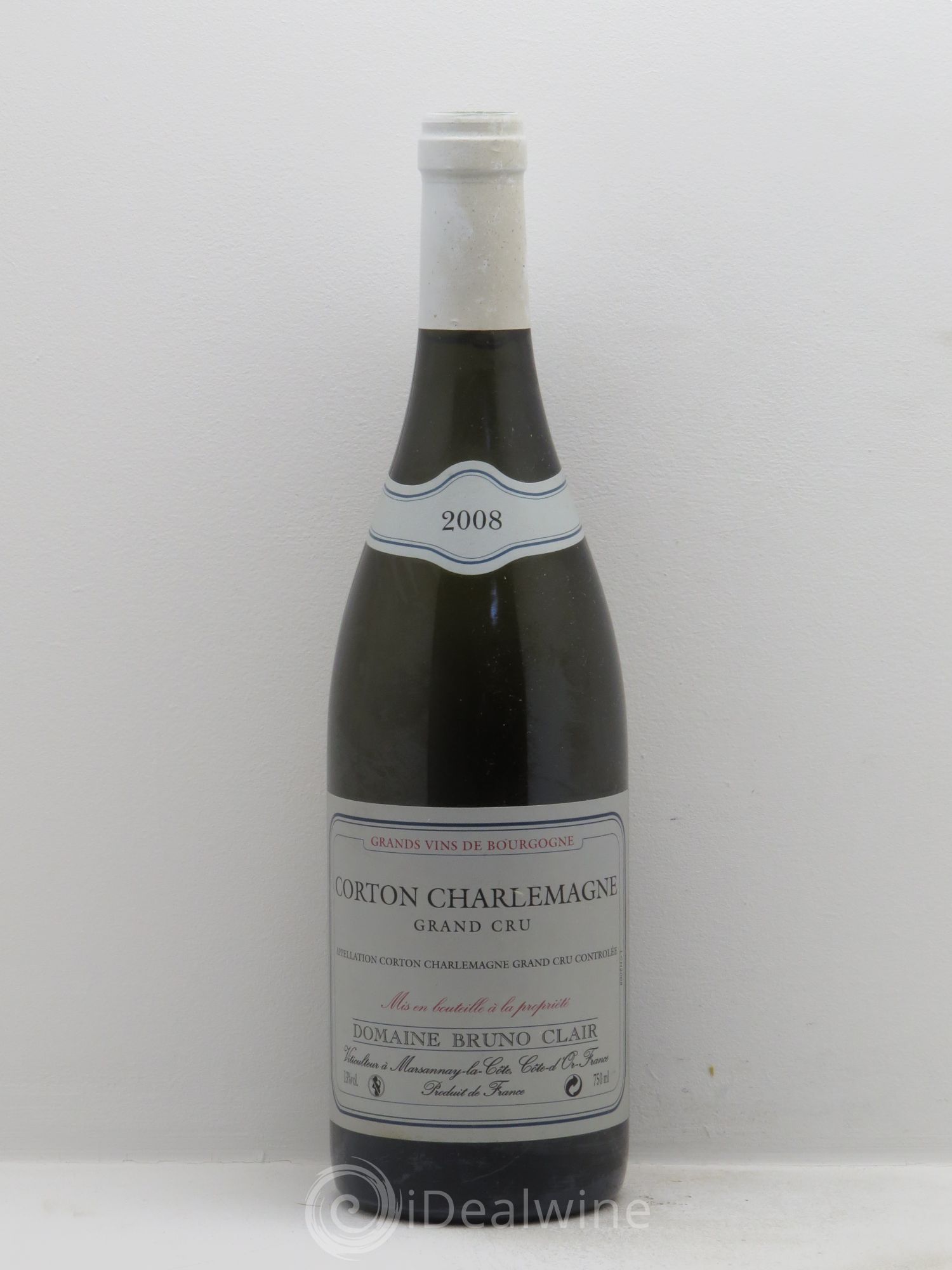Corton-Charlemagne Grand Cru Bruno Clair (Domaine) 2008 - Lot de 1 bouteille - 0