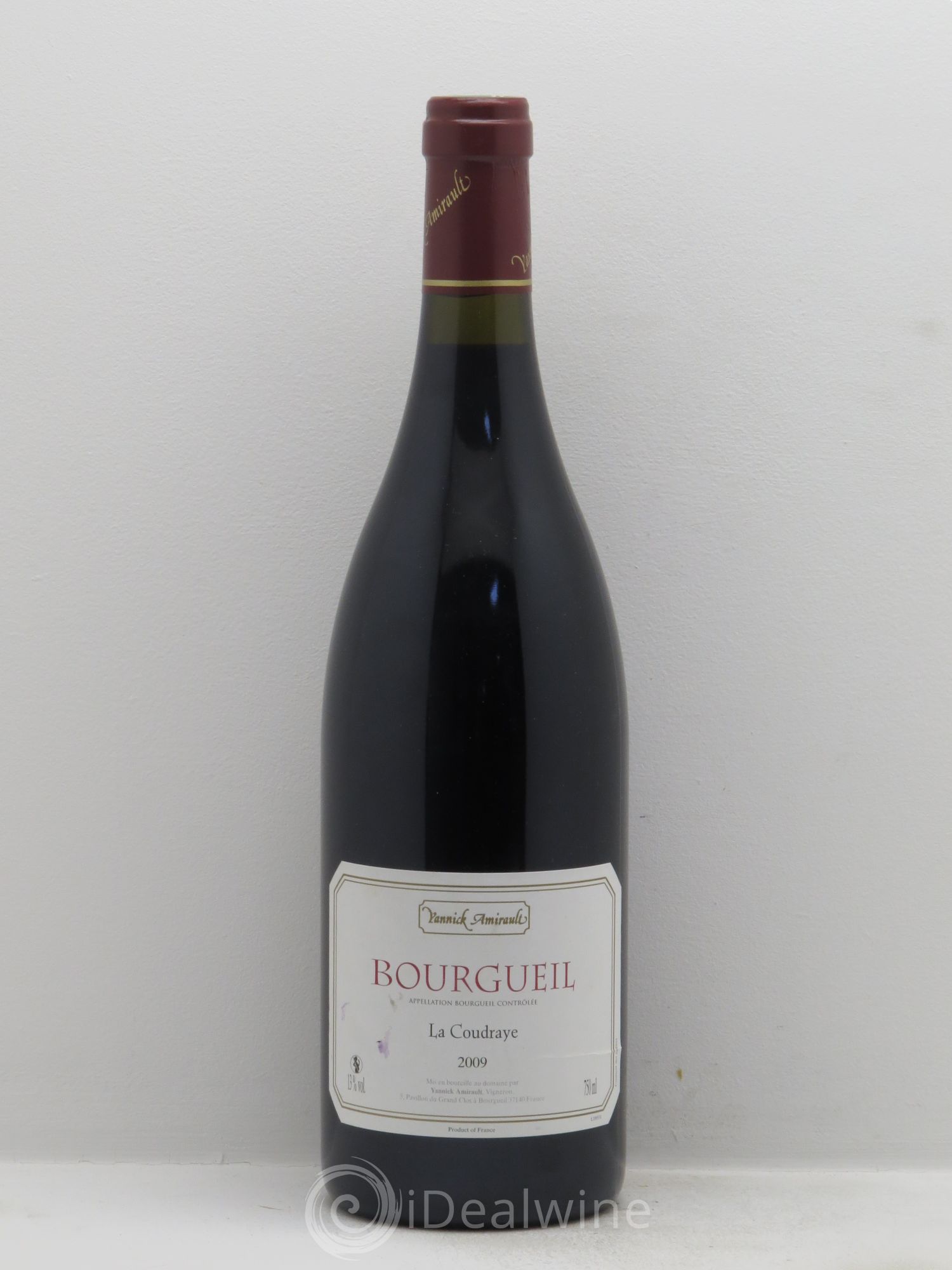 Bourgueil La Coudraye Yannick Amirault (Domaine) 2009 - Lot de 1 bouteille - 0