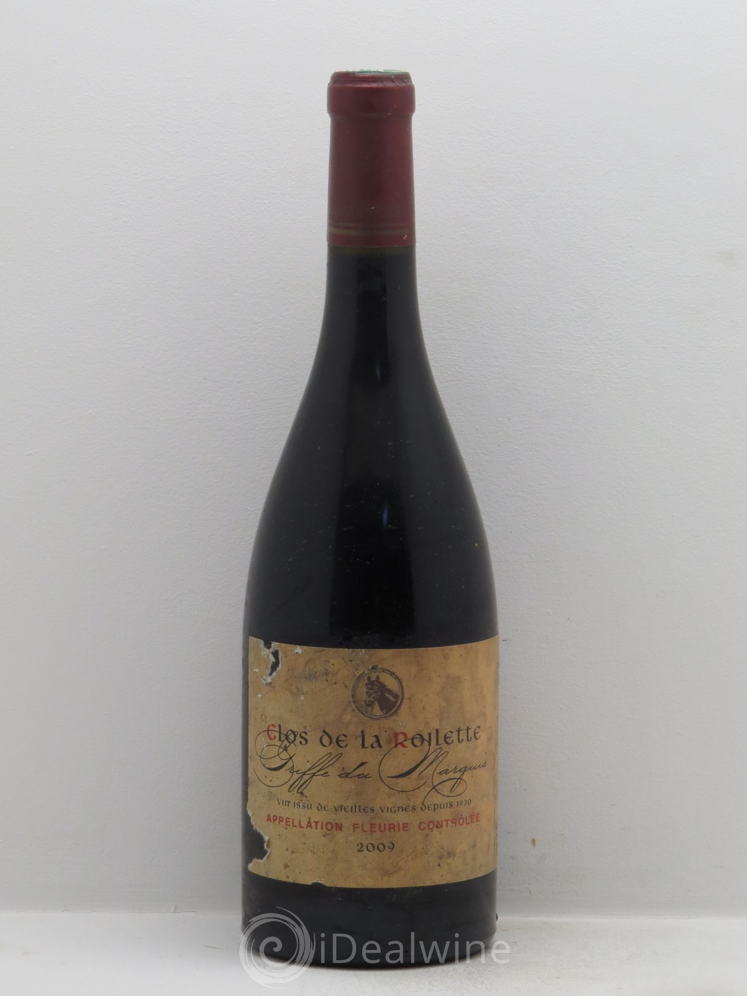 Fleurie Vieilles Vignes La Griffe du Marquis Clos de la Roilette 2009 - Posten von 1 Flasche - 0