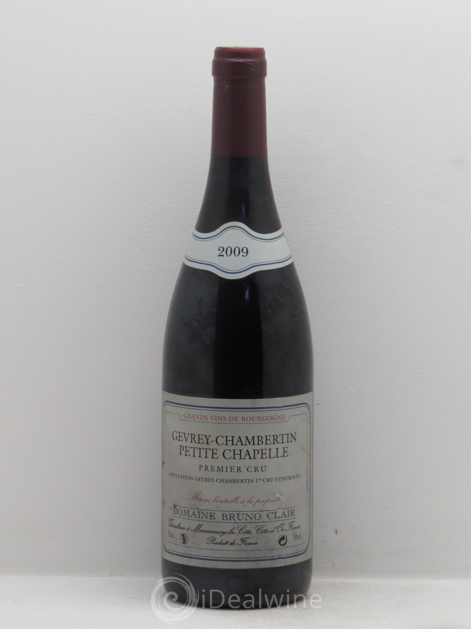 Gevrey-Chambertin 1er Cru Petite Chapelle Bruno Clair (Domaine) 2009 - Lot de 1 bouteille - 0