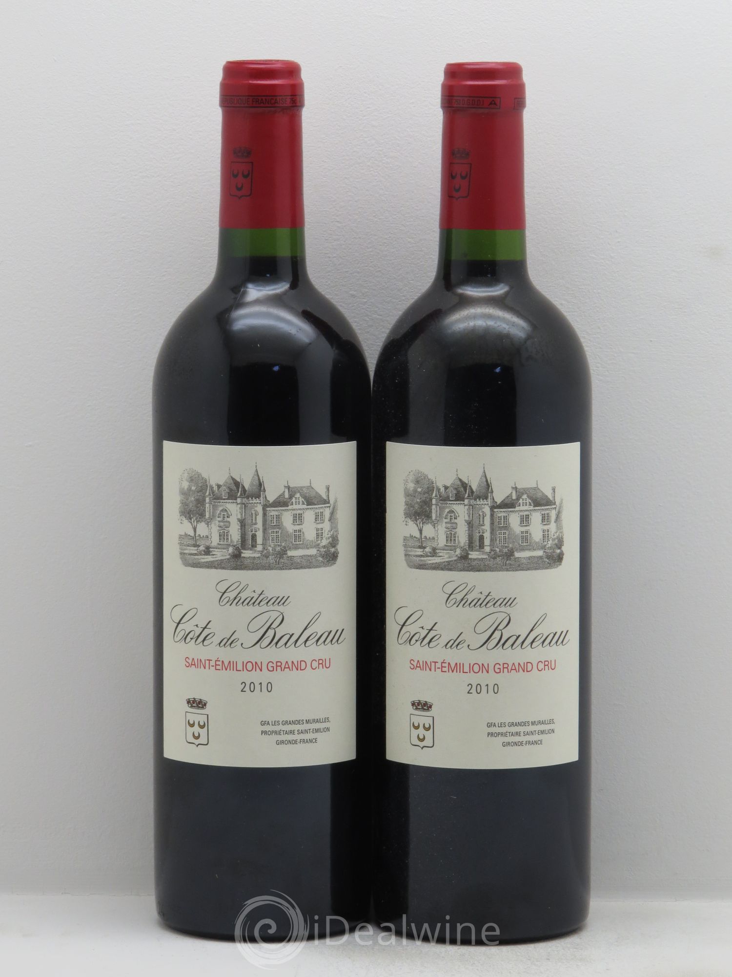 Saint-Émilion Côte de Baleau 2010 - Posten von 2 Flaschen - 0