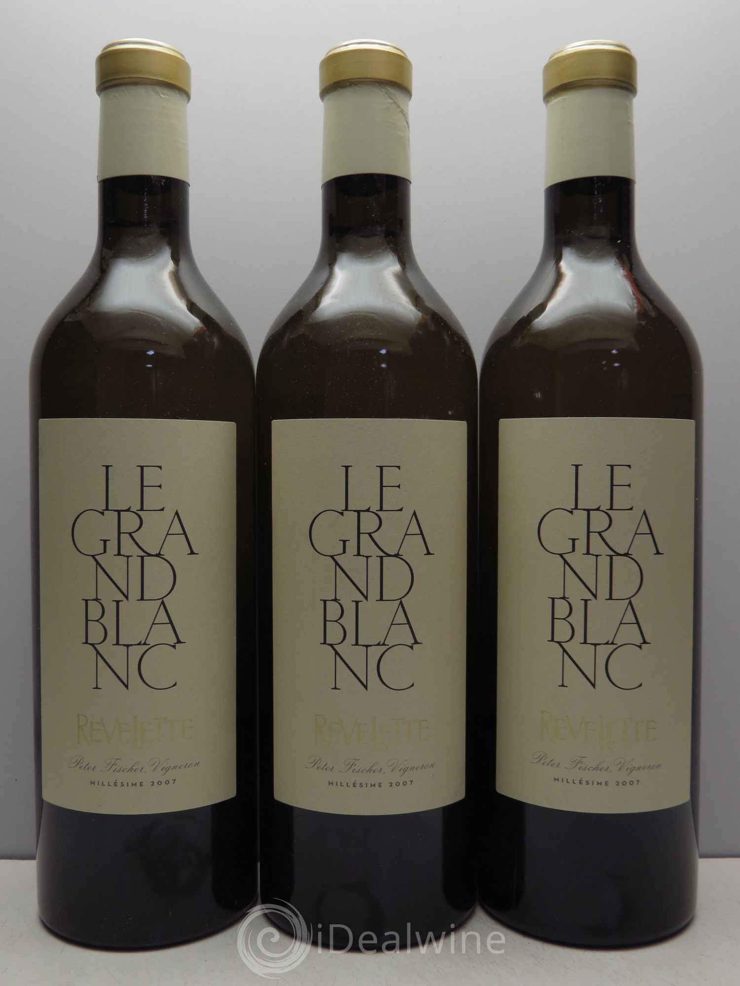 Divers Provence VDP des Bouches du Rhône Château Revelette le Grand Blanc 2007 - Posten von 3 Flaschen - 0