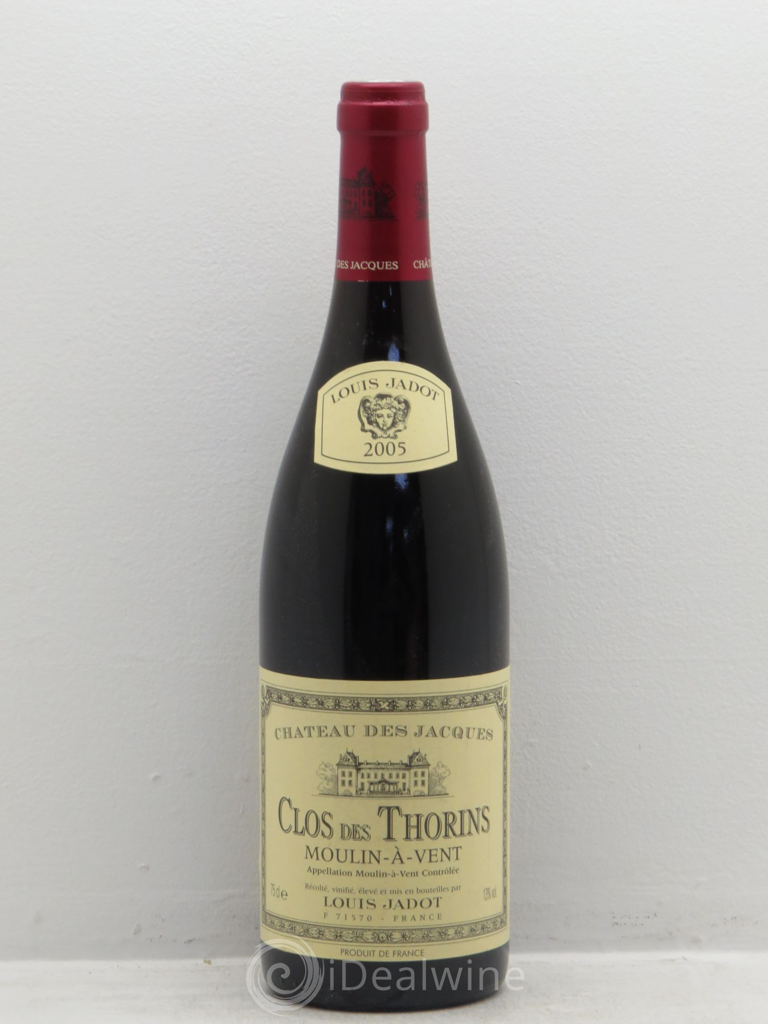 Moulin-à-Vent Clos des Thorins Château des Jacques 2005 - Lot de 1 bouteille - 0