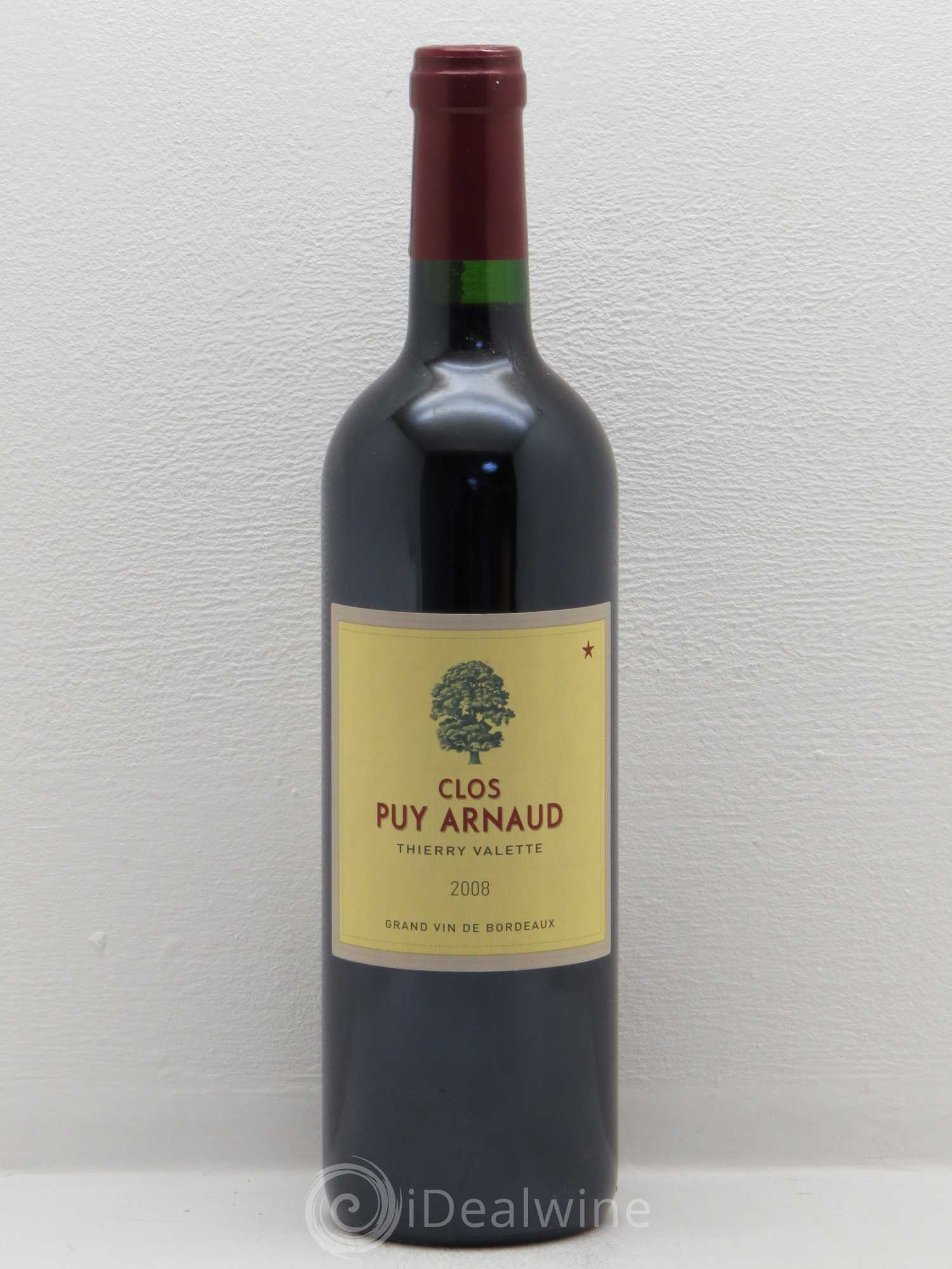 Clos Puy Arnaud 2008 - Lot de 1 bouteille - 0
