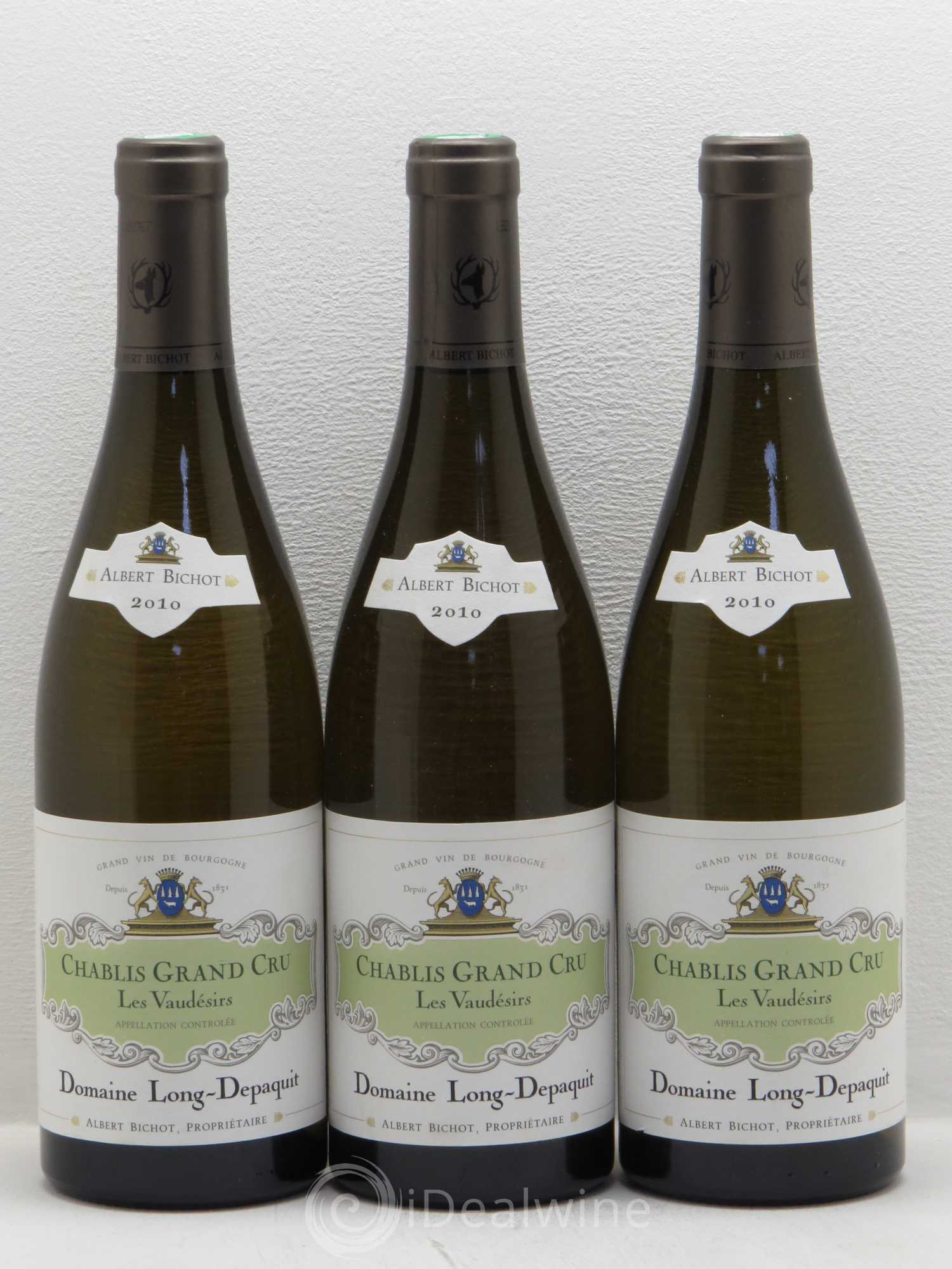 Chablis Vaudesir Domaine Long Depaquit 2010 - Posten von 3 Flaschen - 0