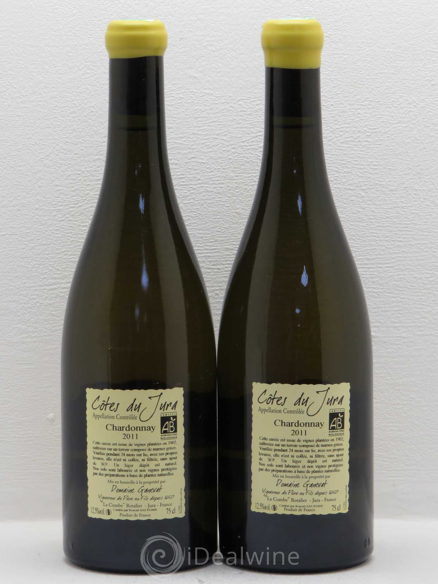 Côtes du Jura Les Chalasses Vieilles Vignes Jean-François Ganevat (Domaine) 2011 - Lot de 2 bouteilles - 1