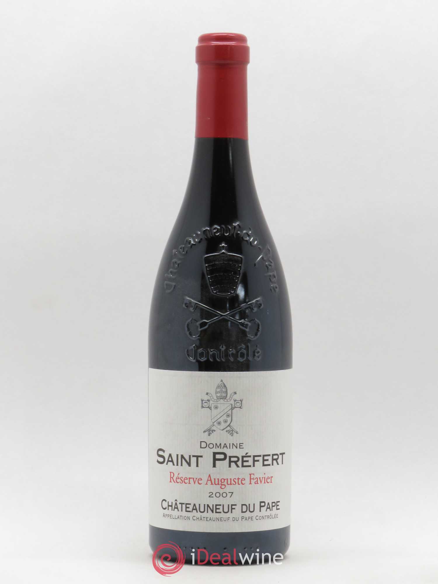 Châteauneuf-du-Pape Réserve Auguste Favier Domaine Saint-Préfert 2007 - Lot de 1 bouteille - 0