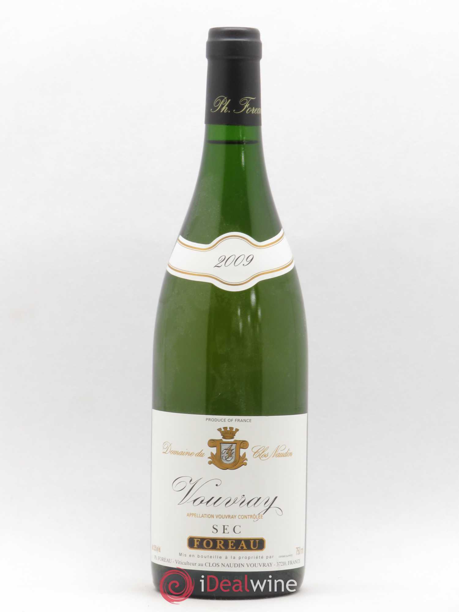 Vouvray Sec Clos Naudin - Philippe Foreau 2009 - Lot de 1 bouteille - 0