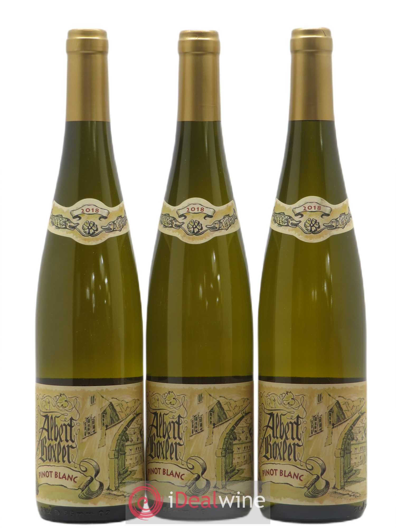 Alsace Pinot Blanc Albert Boxler 2018 - Lot de 3 bouteilles - 0