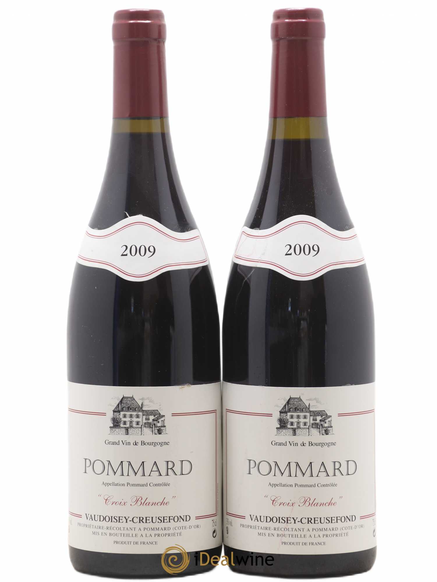 Pommard Croix blanche Vaudoisey-Creusefond 2009 - Posten von 2 Flaschen - 0