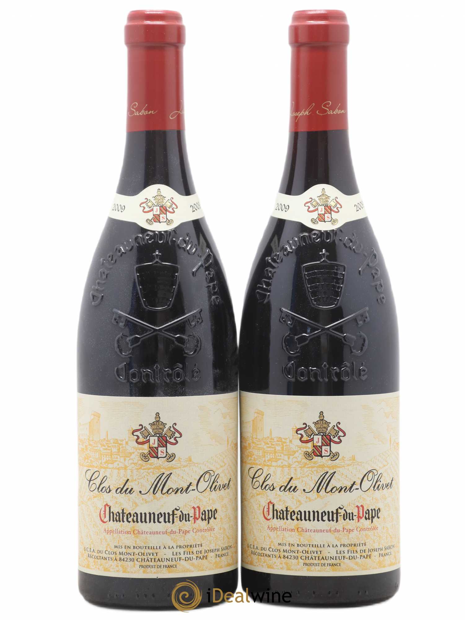 Châteauneuf-du-Pape Clos du Mont-Olivet 2009 - Lot de 2 bouteilles - 0
