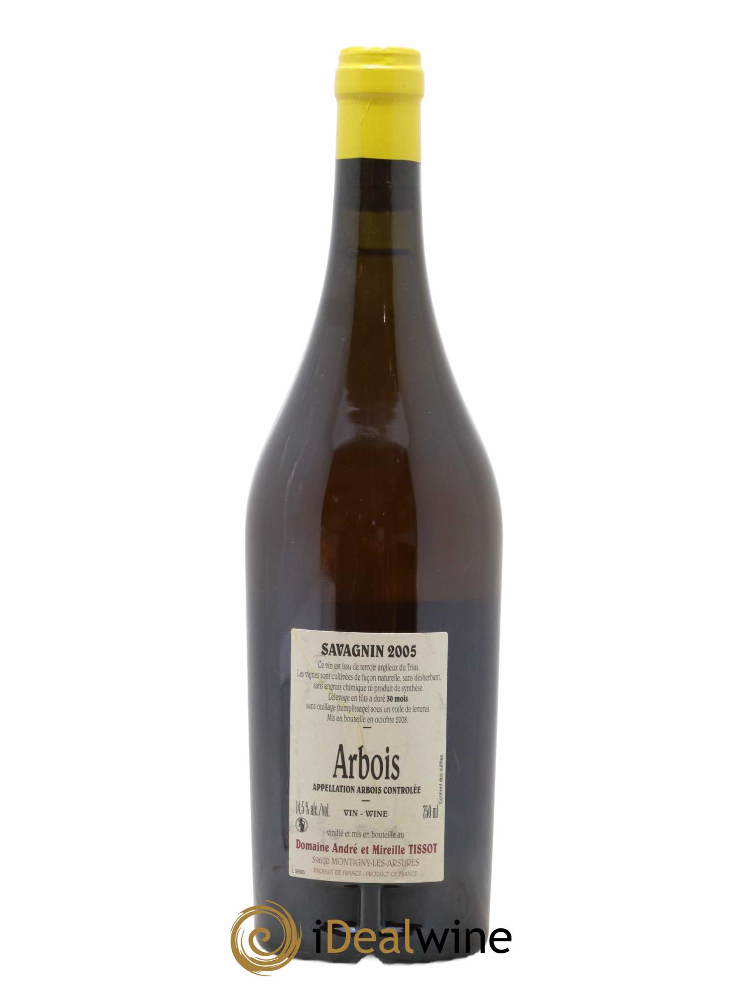 Arbois Savagnin Bénédicte et Stéphane Tissot 2005 - Lot of 1 bottle - 1