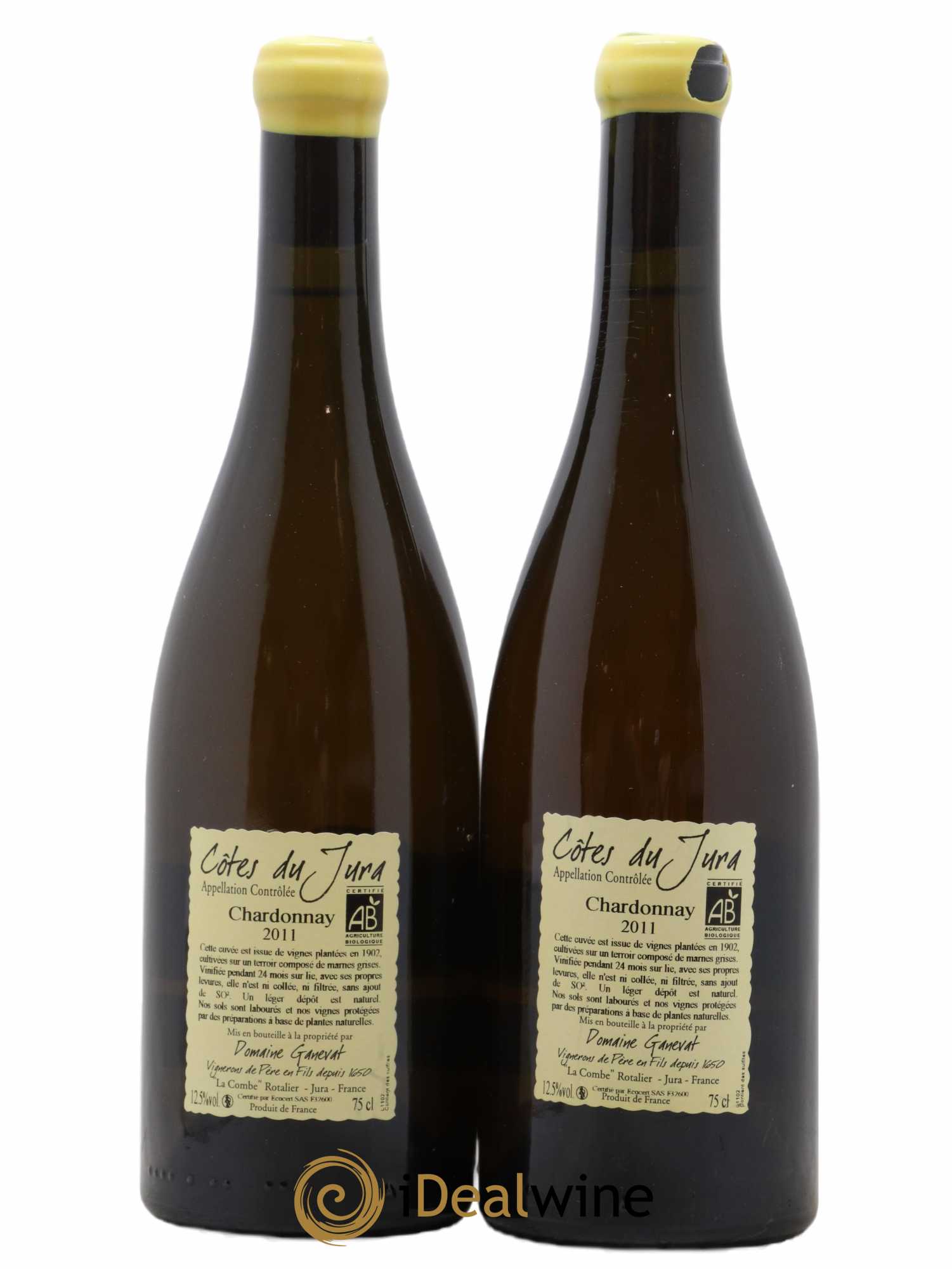 Côtes du Jura Les Chalasses Vieilles Vignes Jean-François Ganevat (Domaine) 2011 - Lot de 2 bouteilles - 1