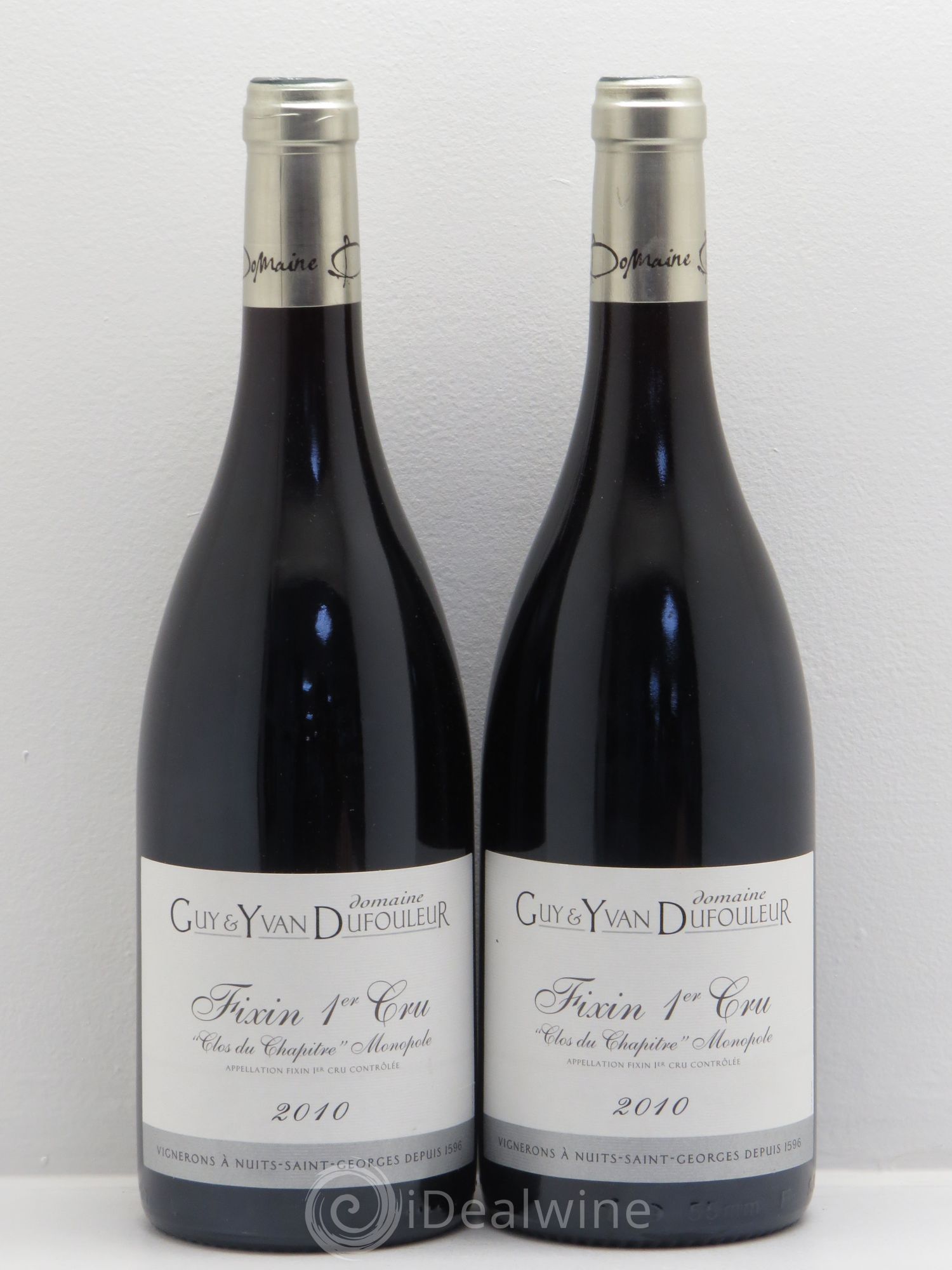 Fixin 1er Cru Domaine Guy et Ivan Dufouleur (sans prix de réserve) 2010 - Posten von 2 Flaschen - 0