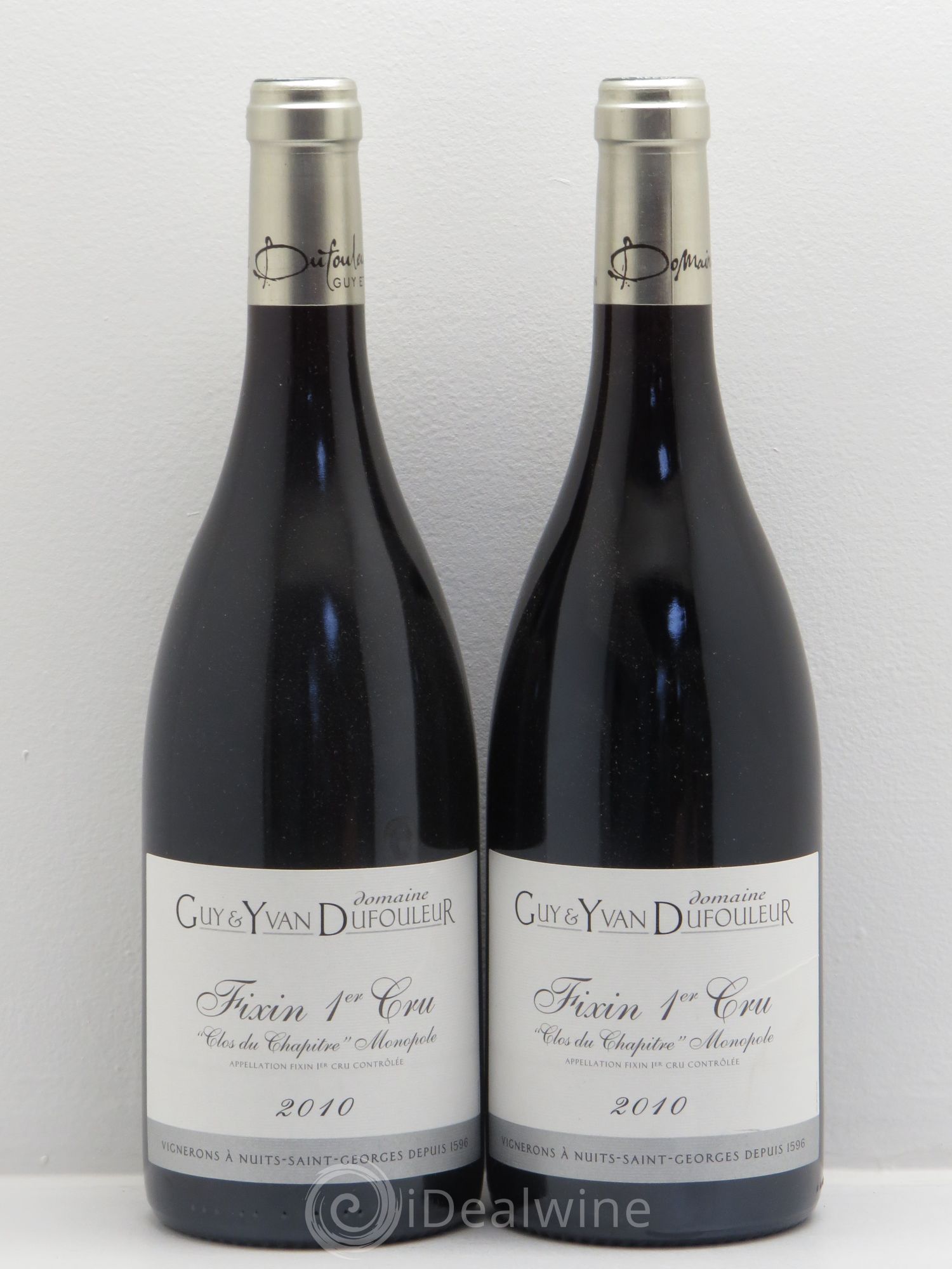 Fixin 1er Cru Domaine Guy et Ivan Dufouleur (sans prix de réserve) 2010 - Posten von 2 Flaschen - 0