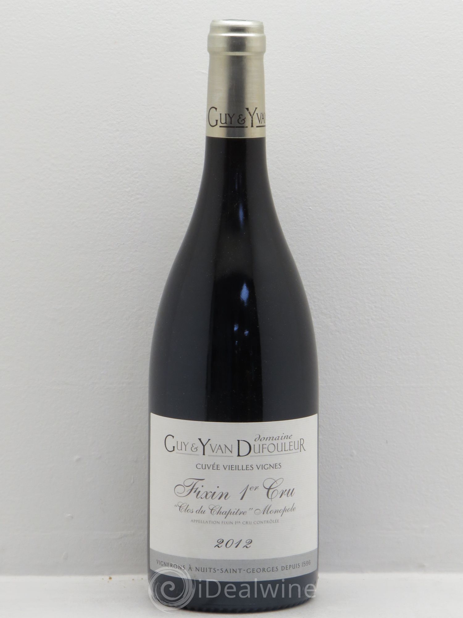 Fixin 1er Cru Cuvée vieilles vignes -Domaine Guy et Ivan Dufouleur 2012 - Posten von 1 Flasche - 0
