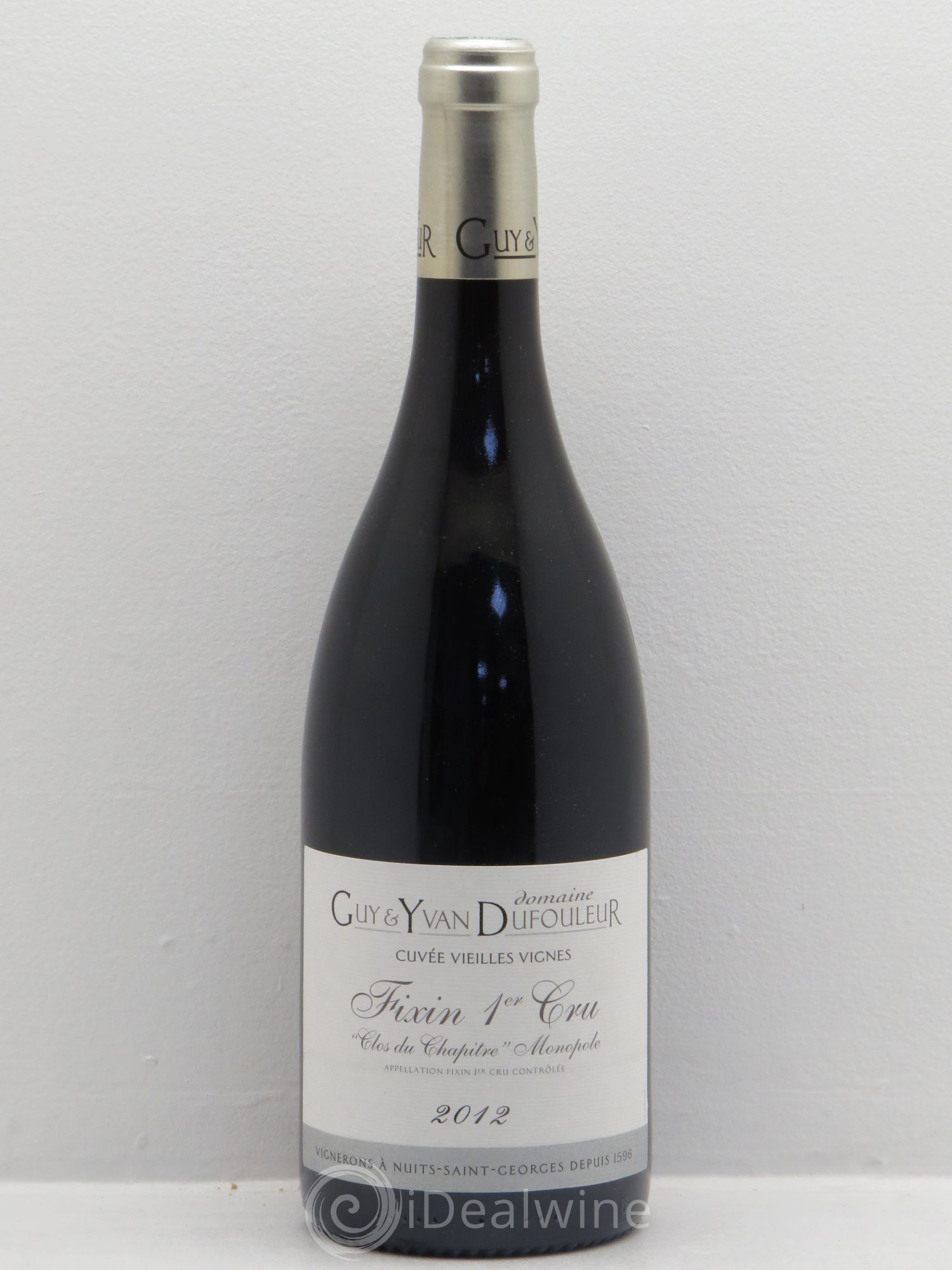 Fixin 1er Cru Cuvée vieilles vignes -Domaine Guy et Ivan Dufouleur 2012 - Posten von 1 Flasche - 0