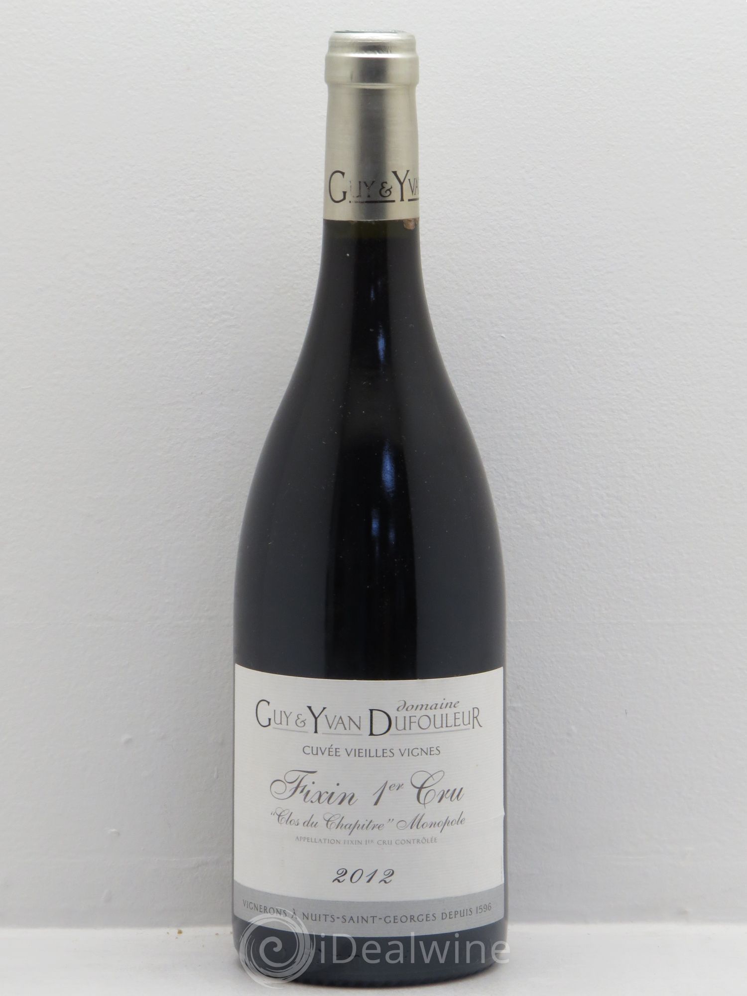 Fixin 1er Cru Cuvée vieilles vignes -Domaine Guy et Ivan Dufouleur 2012 - Posten von 1 Flasche - 0