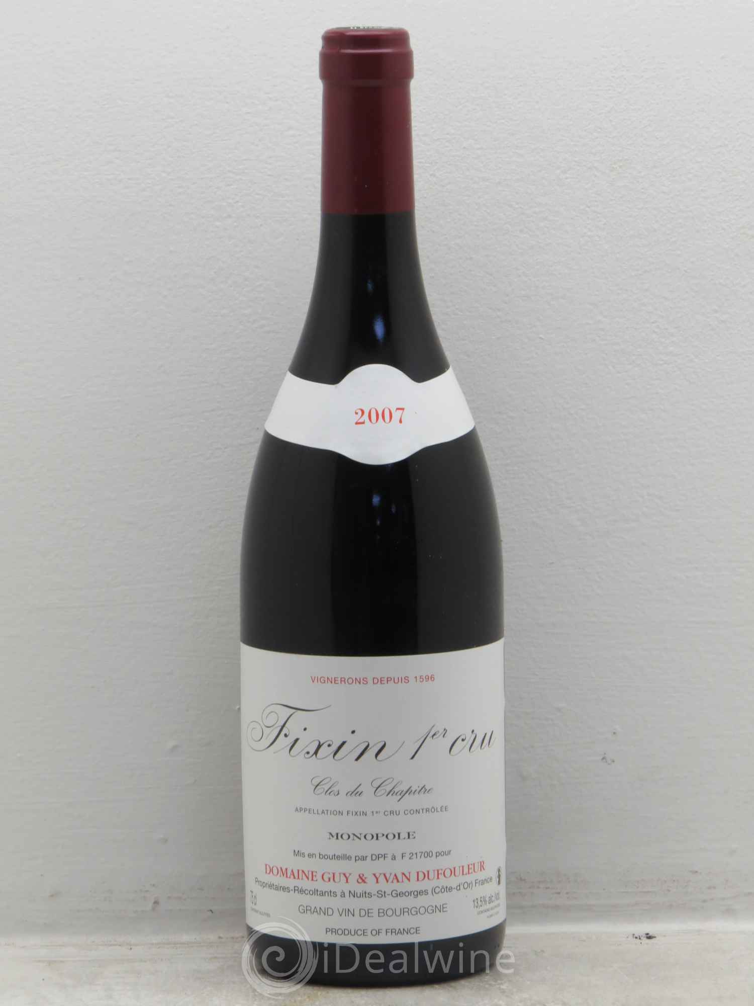 Fixin 1er Cru Guy Dufouleur (sans prix de réserve) 2007 - Posten von 6 Flaschen - 0