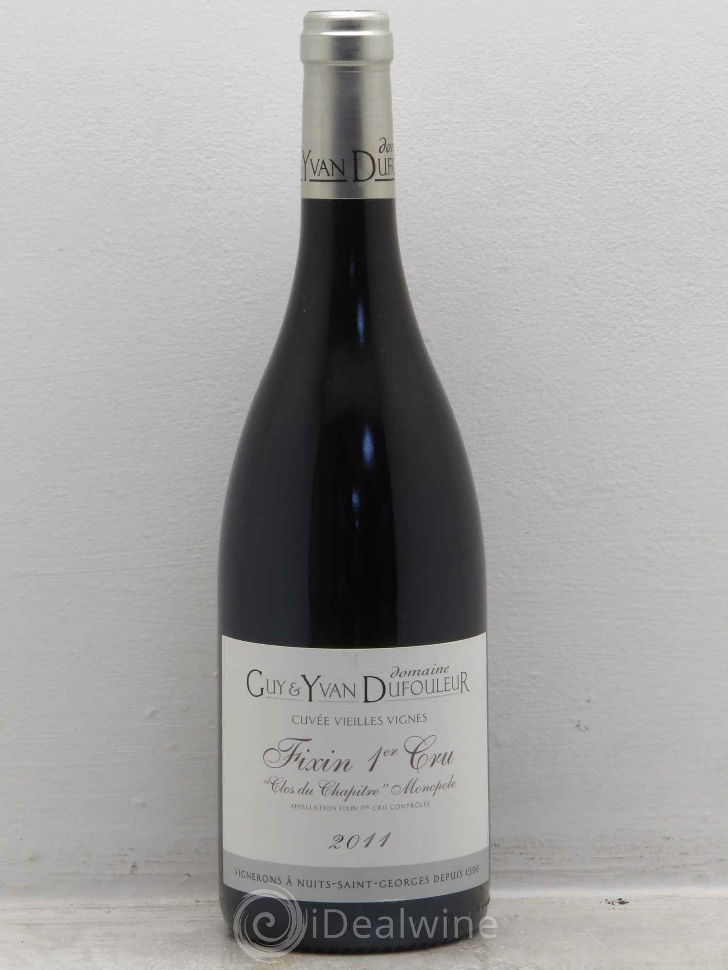 Fixin 1er Cru Vieilles Vignes Guy Dufouleur (sans prix de réserve) 2011 - Posten von 6 Flaschen - 0