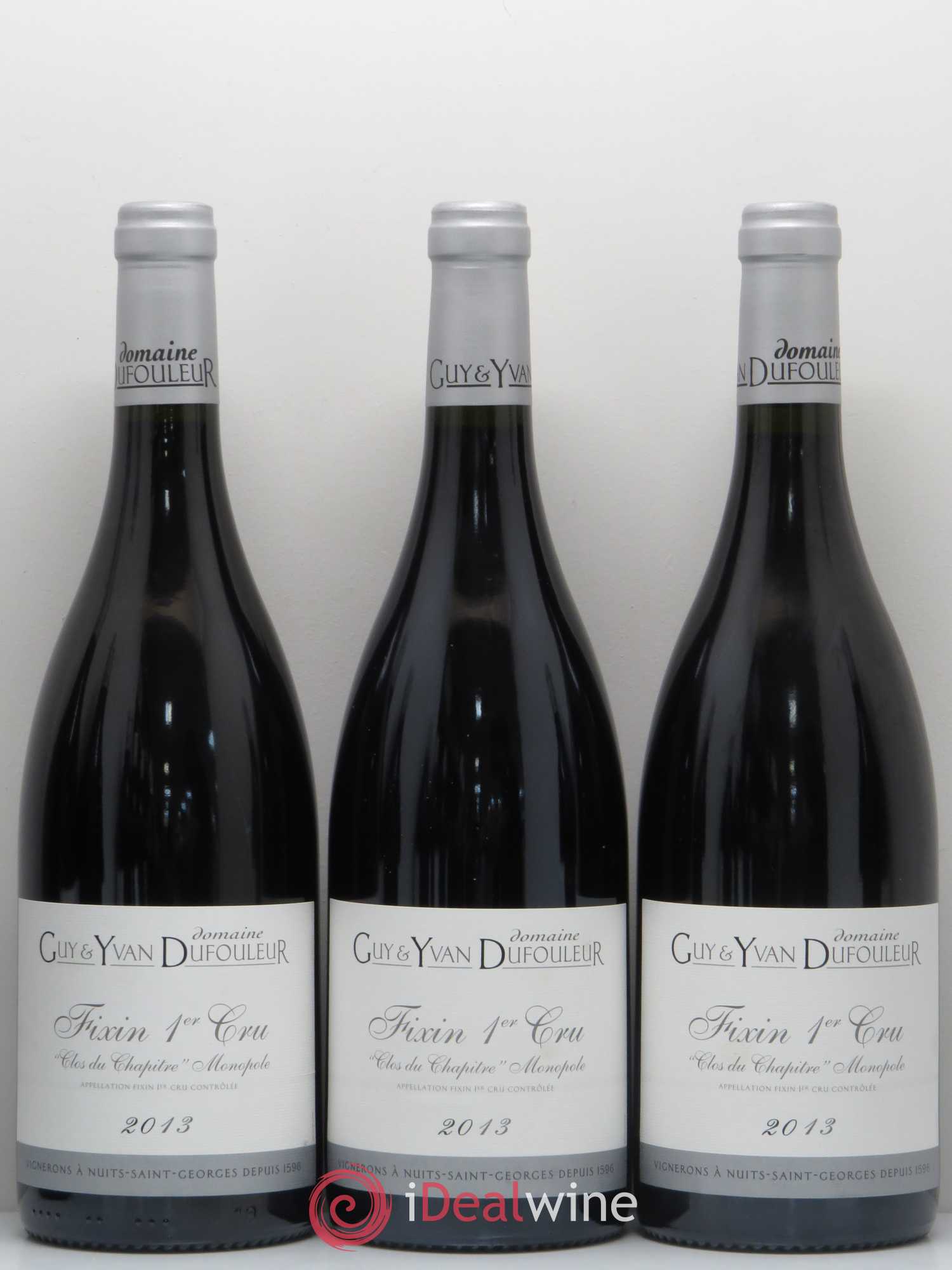 Fixin 1er Cru Clos du Chapitre Domaine Dufouleur 2013 - Posten von 12 Flaschen - 3