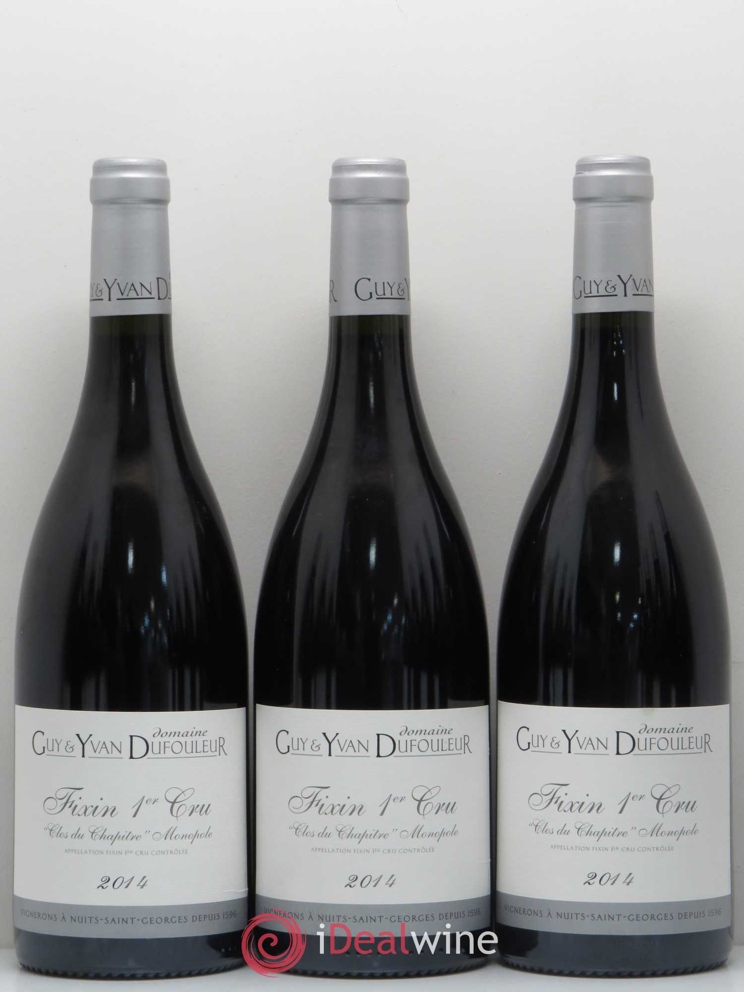 Fixin 1er Cru Clos du Chapitre Domaine Dufouleur 2014 - Posten von 12 Flaschen - 3
