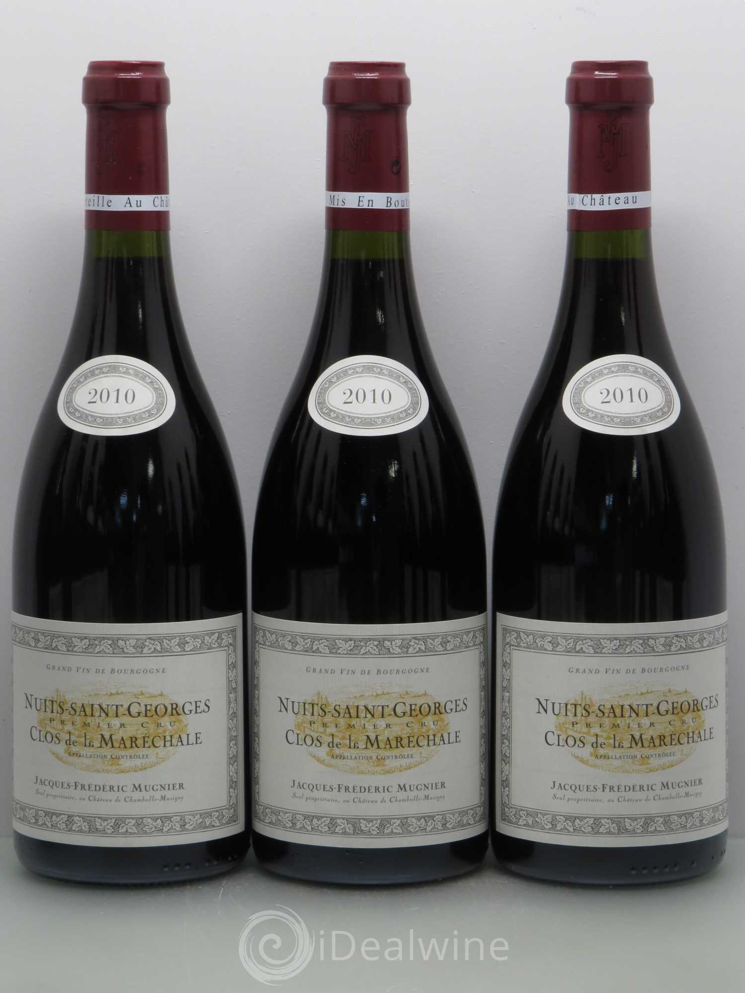 Nuits-Saint-Georges 1er Cru Clos de La Maréchale Jacques-Frédéric Mugnier 2010 - Lot de 12 bouteilles - 1