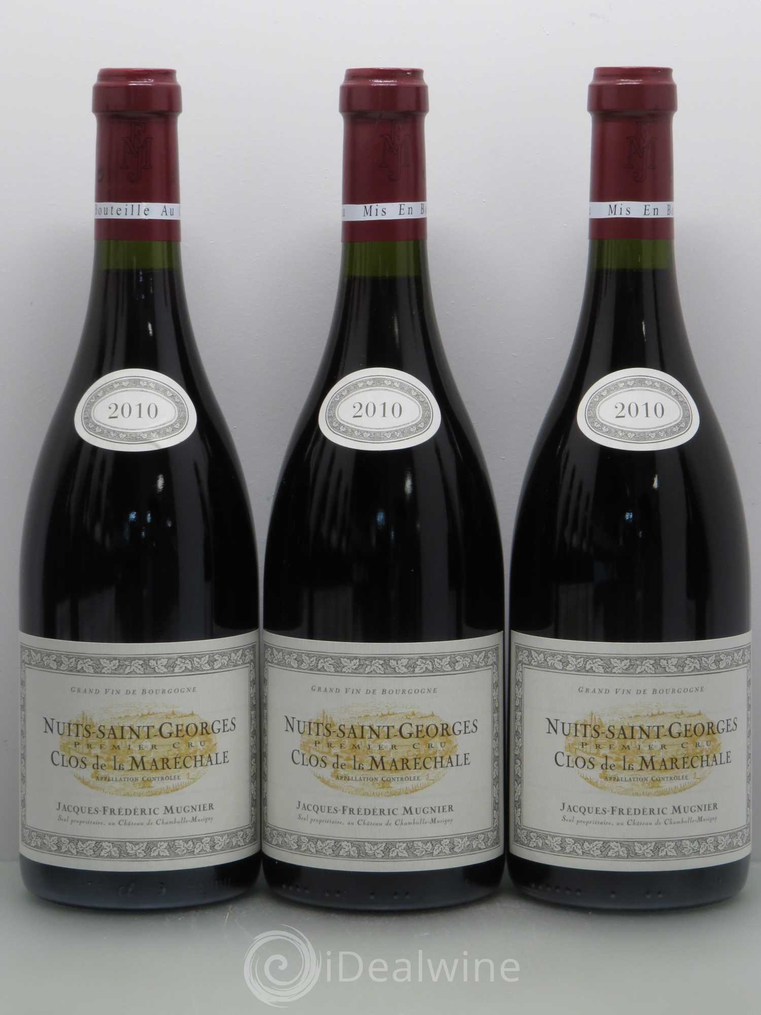 Nuits-Saint-Georges 1er Cru Clos de La Maréchale Jacques-Frédéric Mugnier 2010 - Lot de 12 bouteilles - 2