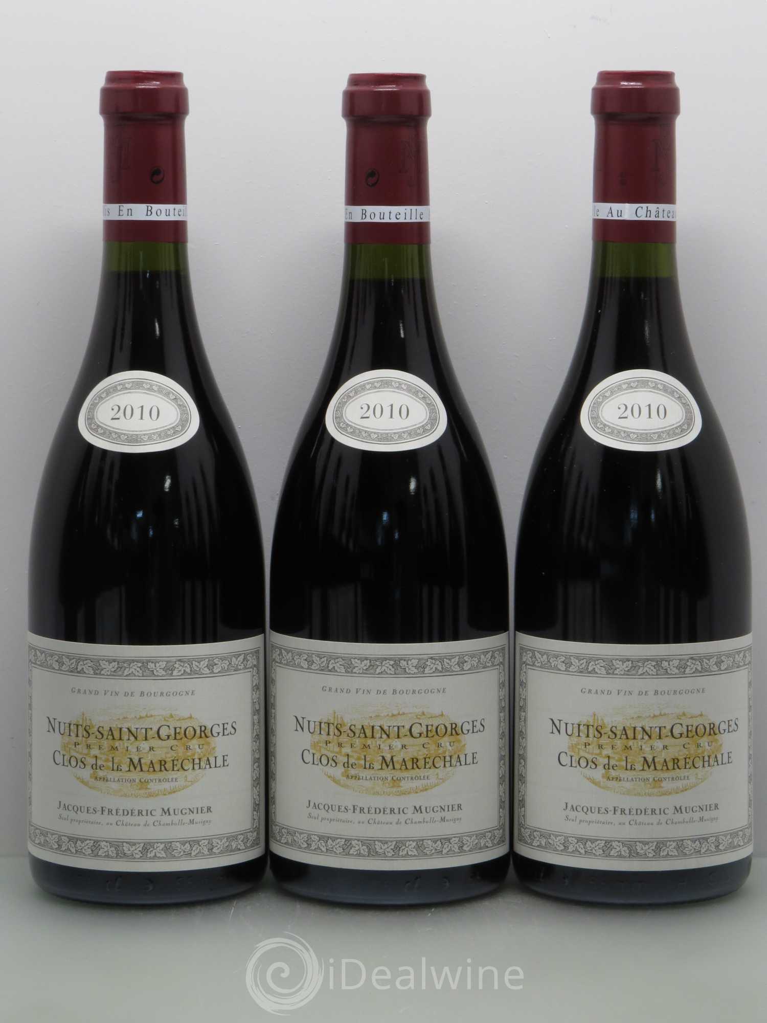 Nuits-Saint-Georges 1er Cru Clos de La Maréchale Jacques-Frédéric Mugnier 2010 - Lot de 12 bouteilles - 1