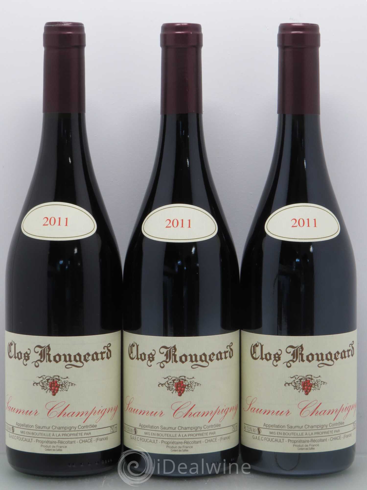 Saumur-Champigny Clos Rougeard 2011 - Lot de 3 bouteilles - 0