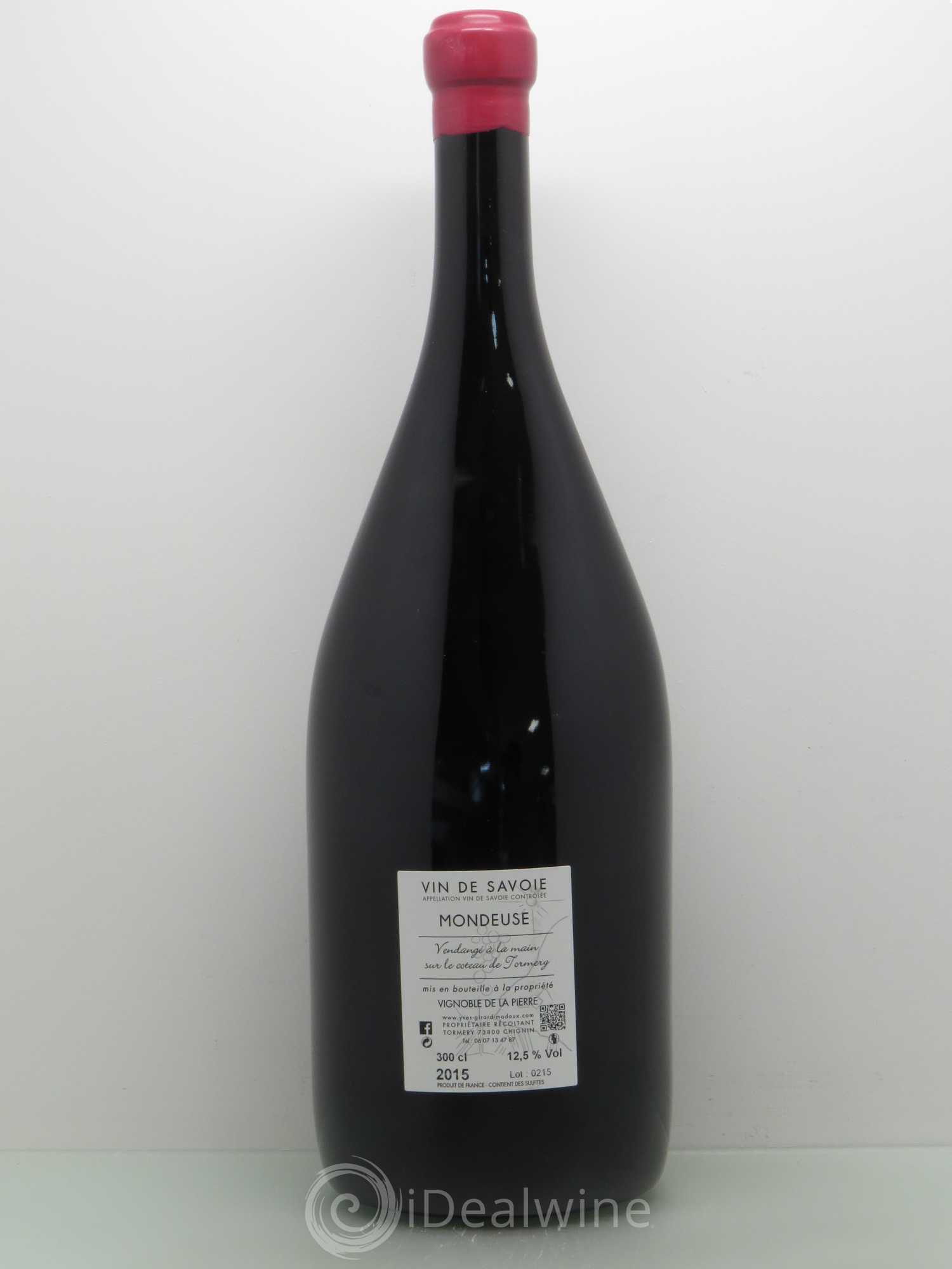 Vin de Savoie Mondeuse - Domaine Yves Girard MADOUX 2015 - Lotto di 1 jéroboam - 1