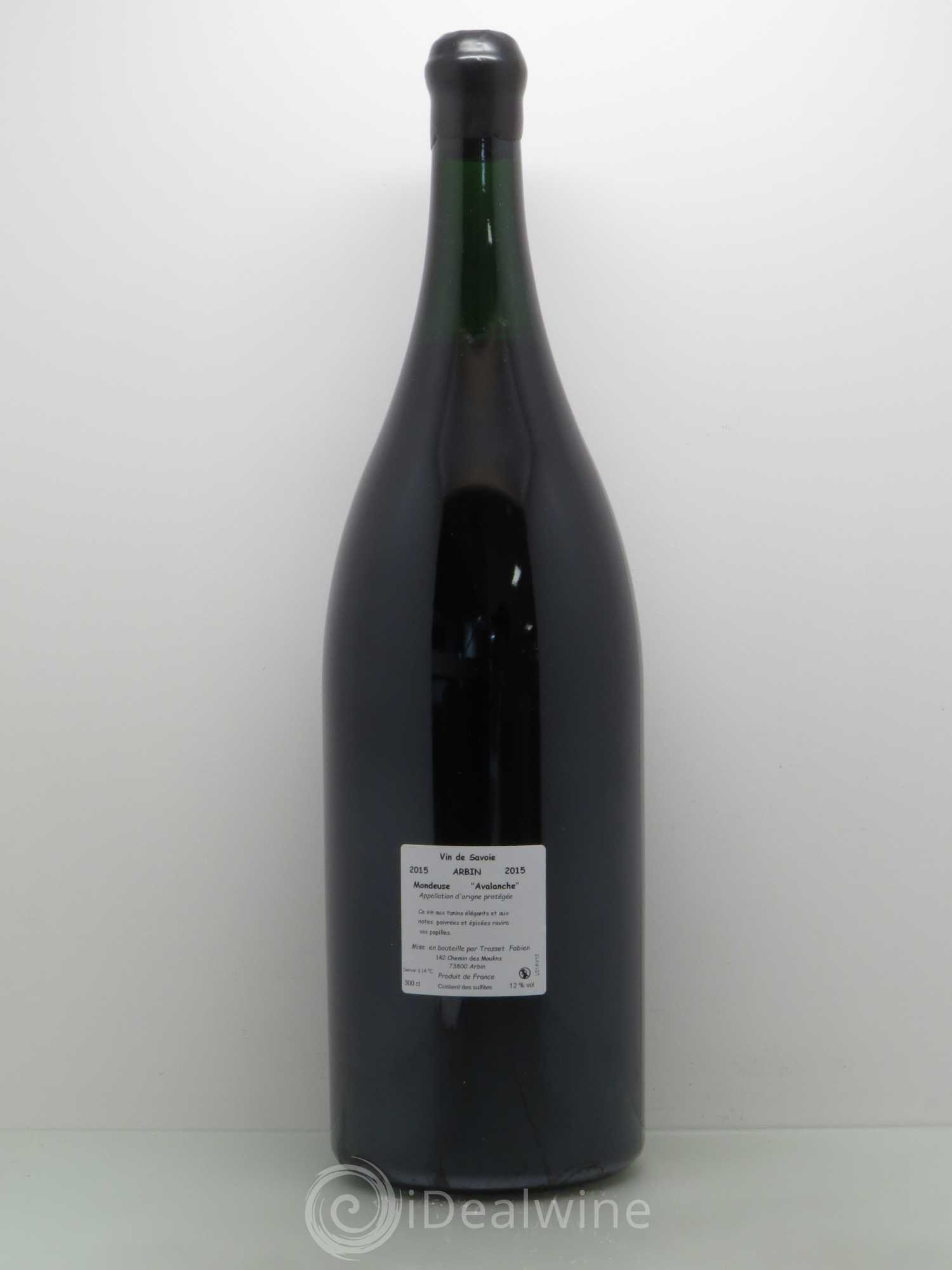 Vin de Savoie Mondeuse Avalanche - Domaine Fabien TROSSET 2015 - Lotto di 1 jéroboam - 1
